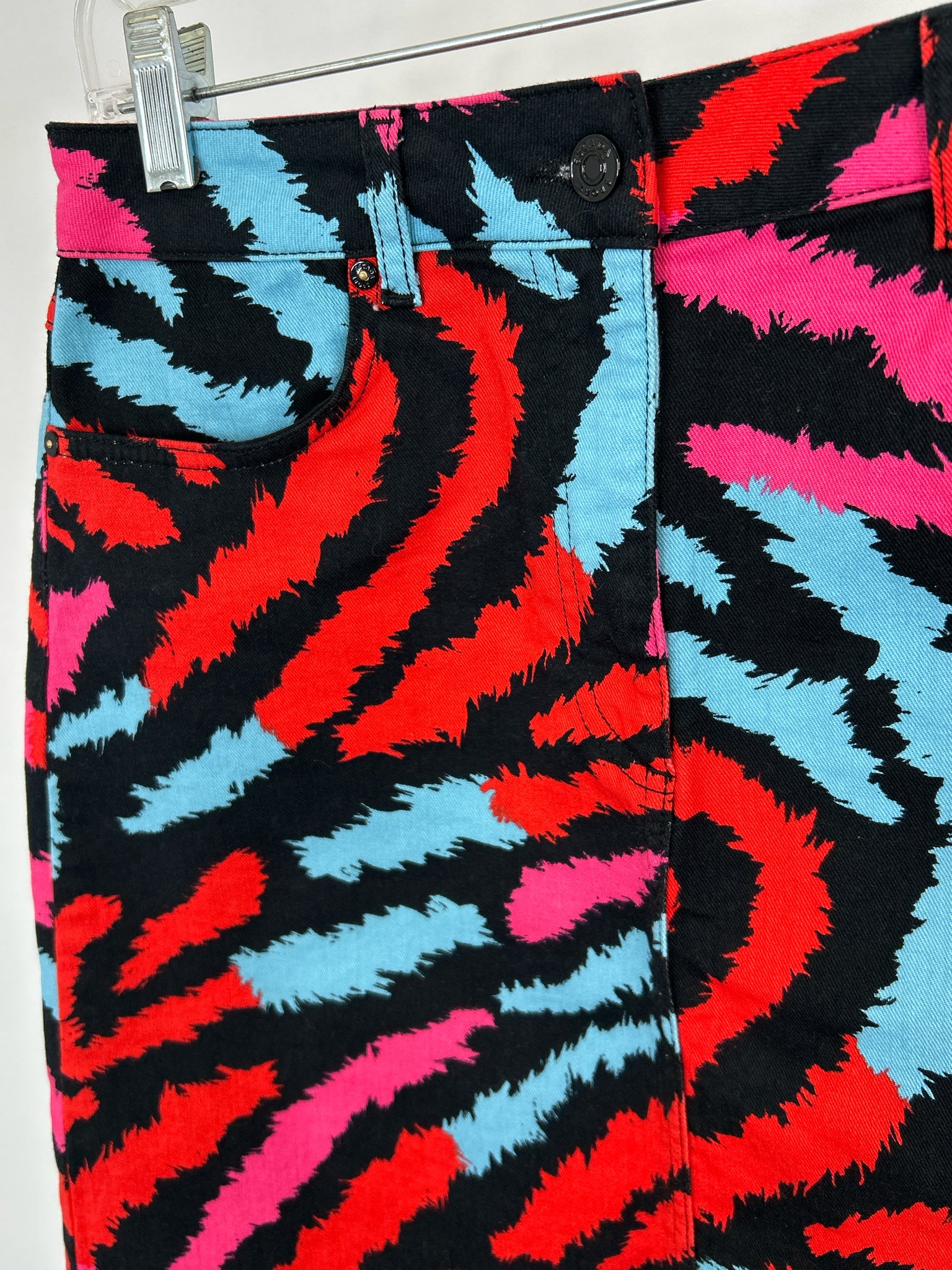 ESCADA Size 36 Black Print Women Skirt