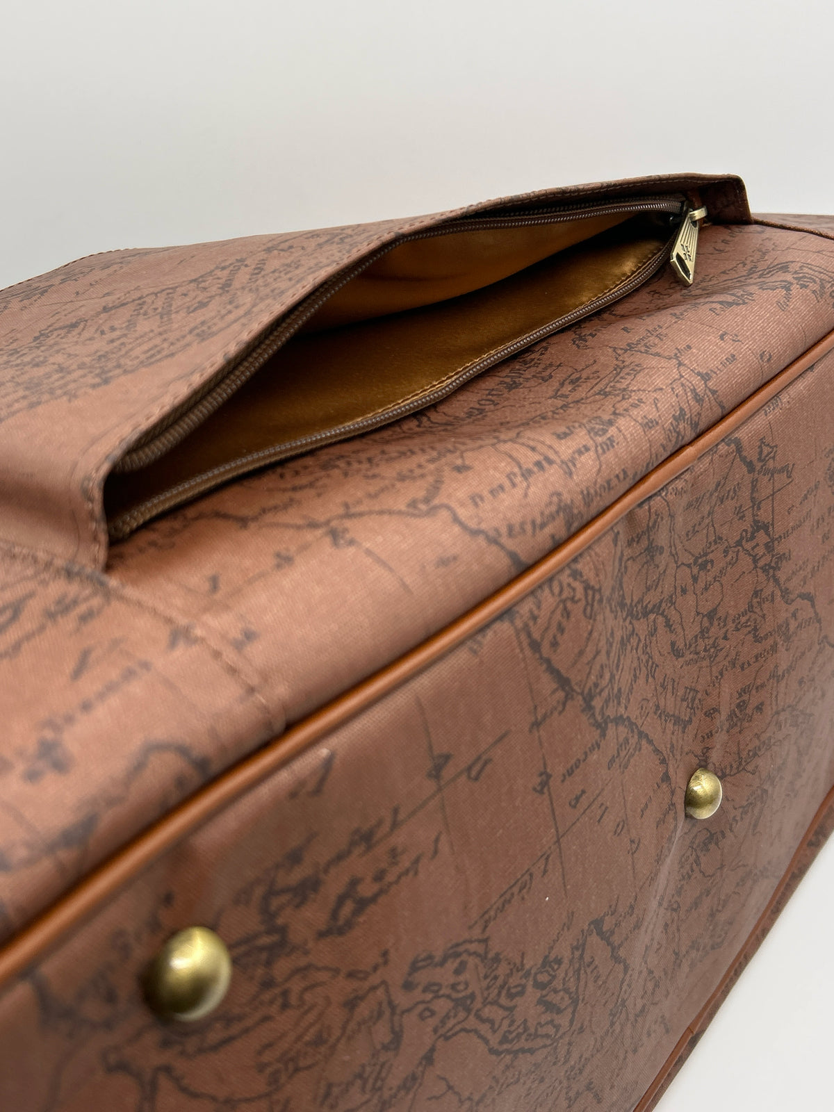 PATRICIA NASH NWT Brown Print Luggage