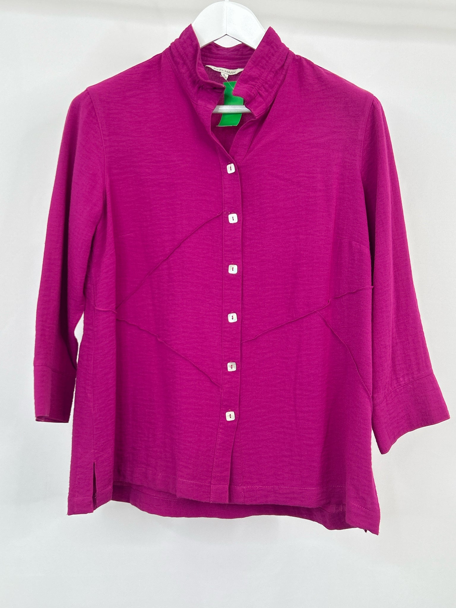 John Mark Size S Fuchsia Women Blouse