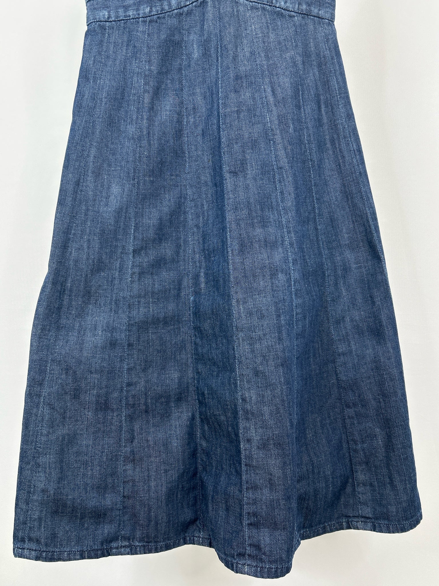 7 FOR ALL MANKIND Size XS BLUE DENIM Women Dress