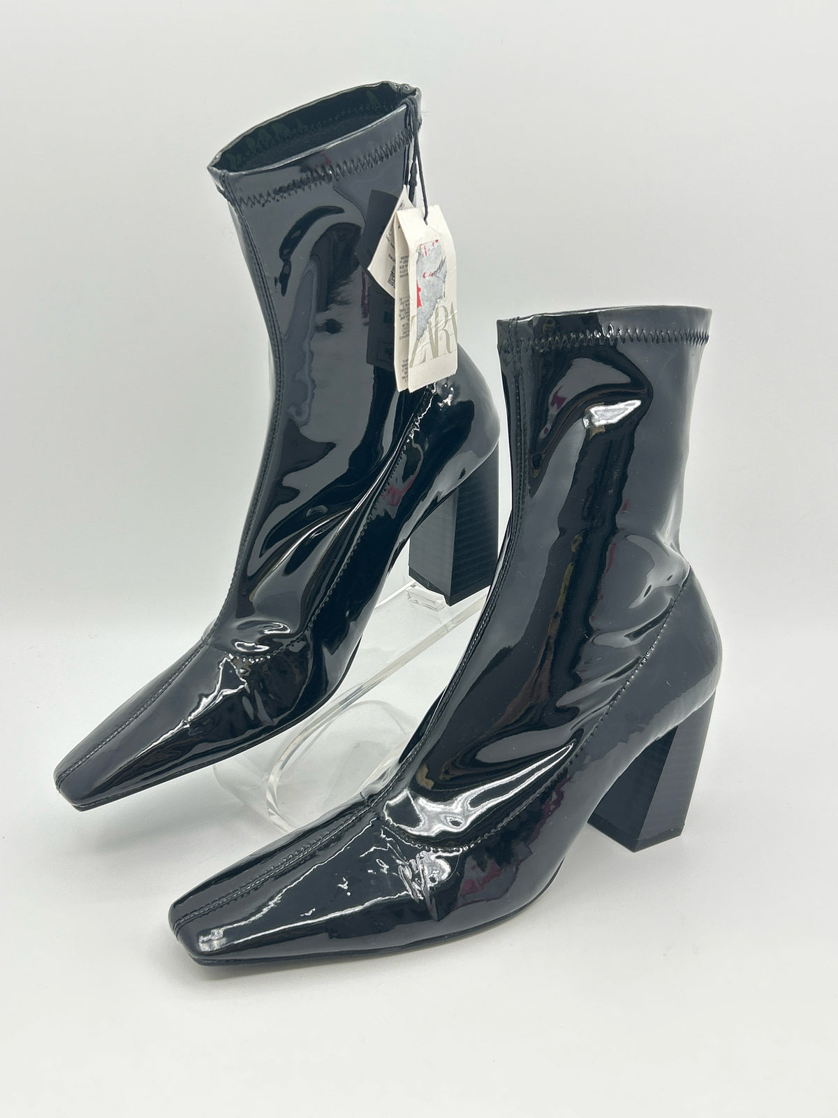 ZARA Size 6.5 Black Women Booties