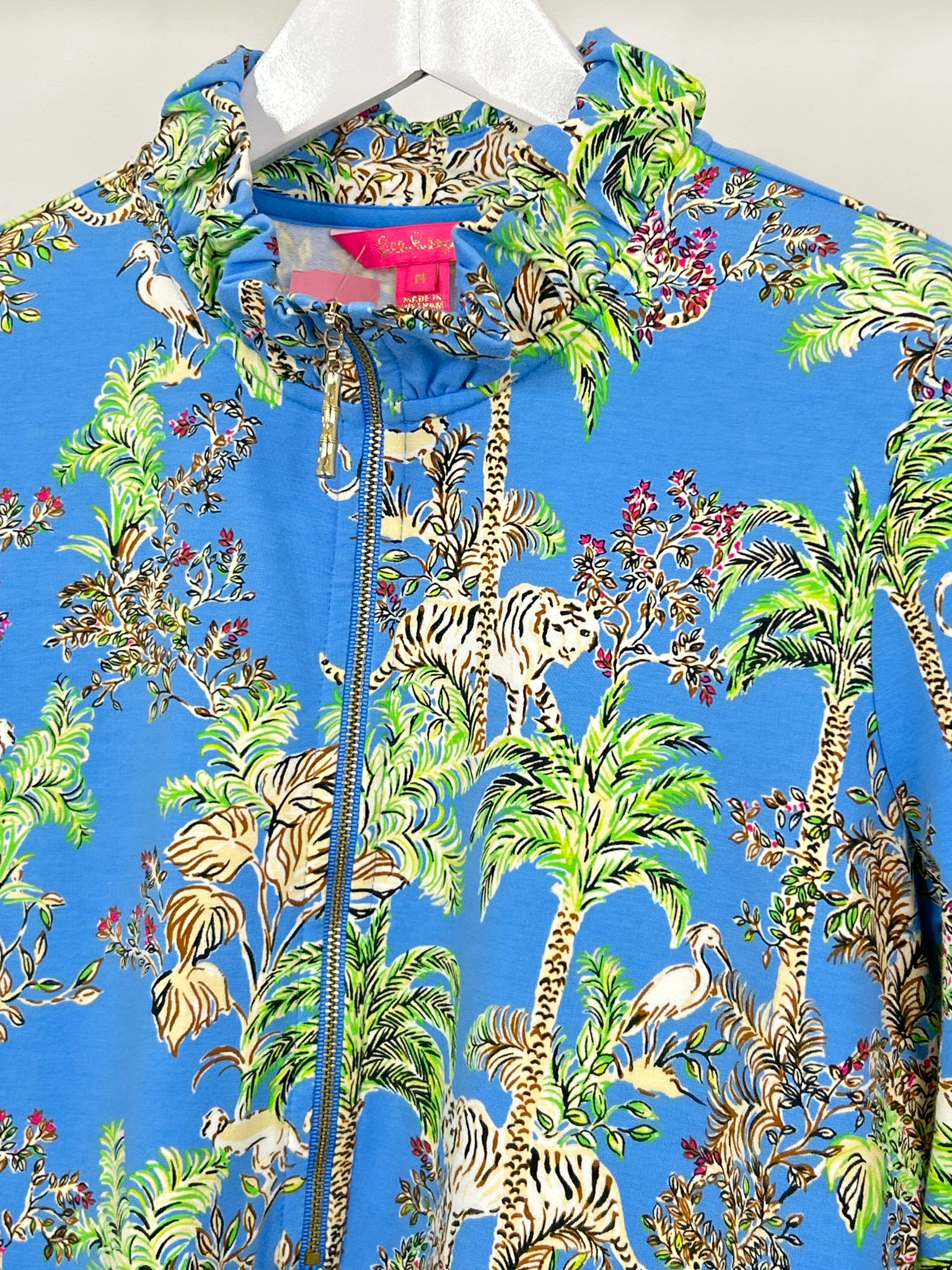 LILLY PULITZER Size M Blue Print Women Dress