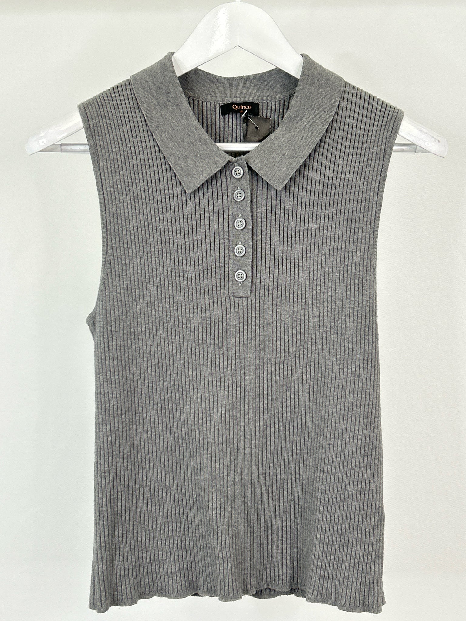 QUINCE Size XL Grey Women Top