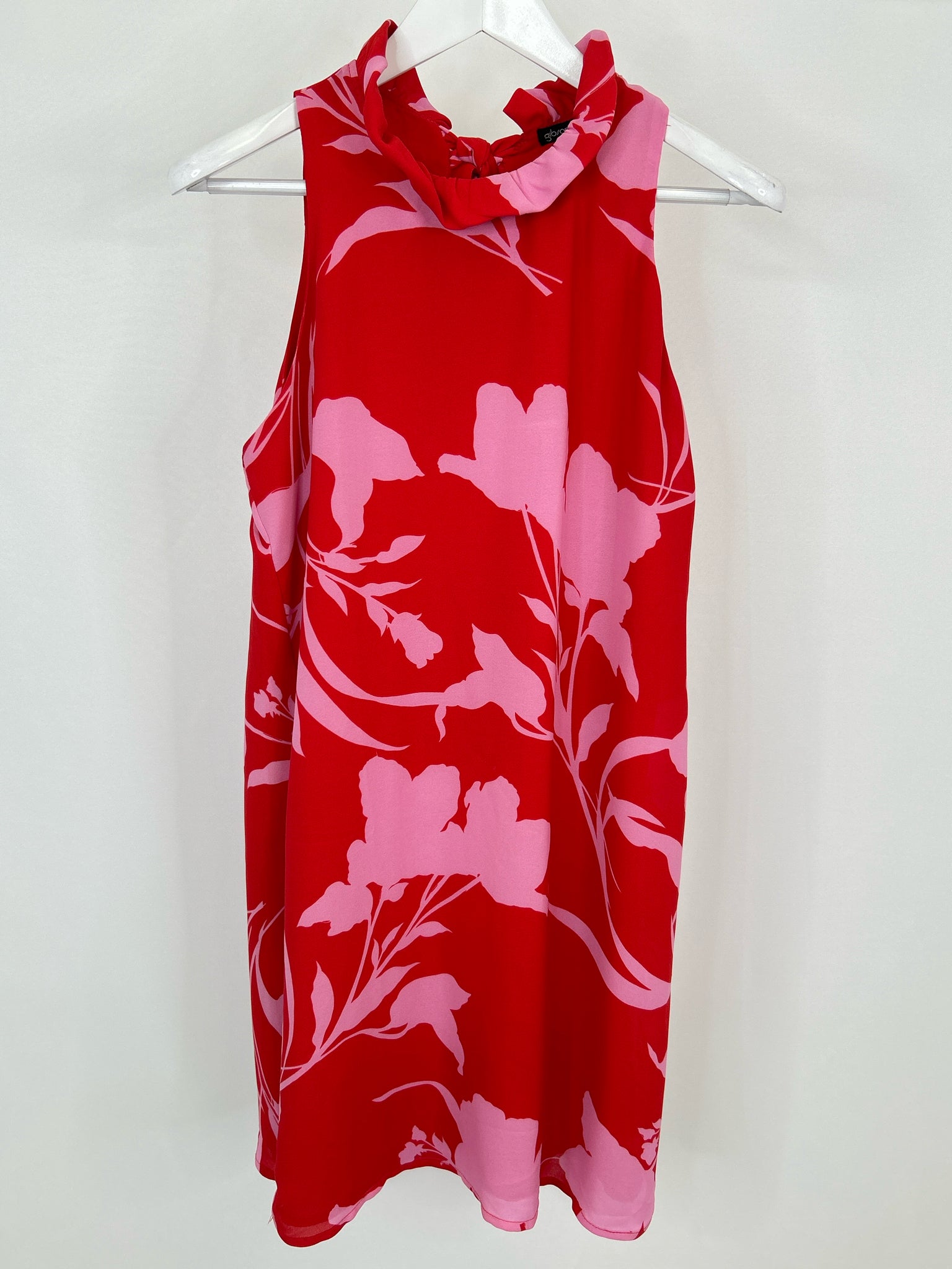 GIBSON Size M Red & Pink Women Dress