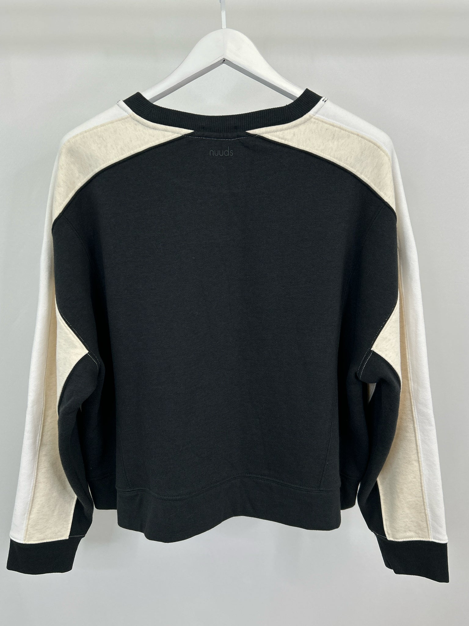 nuuds Size M BLACK AND BEIGE Women Sweatshirt