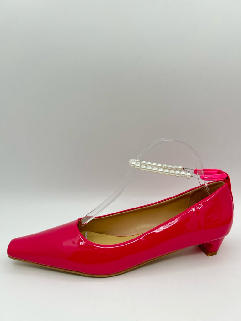 C.Paravano Size 42 Hot Pink Women's Flats NIB