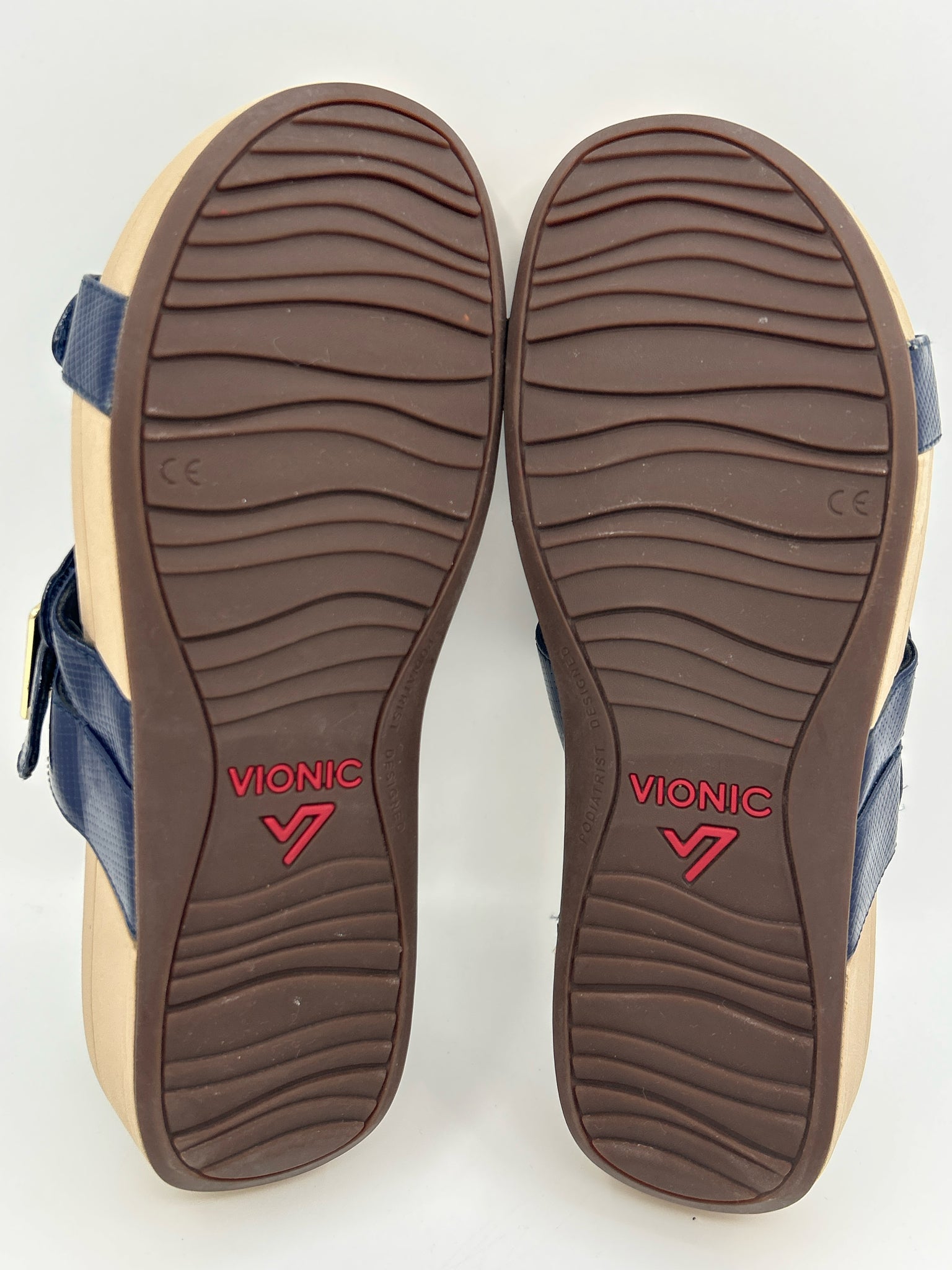 VIONIC Size 10 Navy Women Sandal