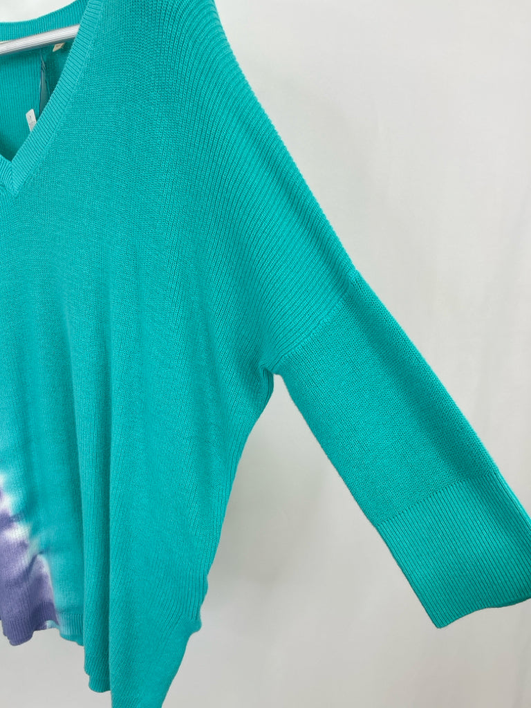 SOFT SURROUNDINGS Size S Aqua Women's Sweater NWOT