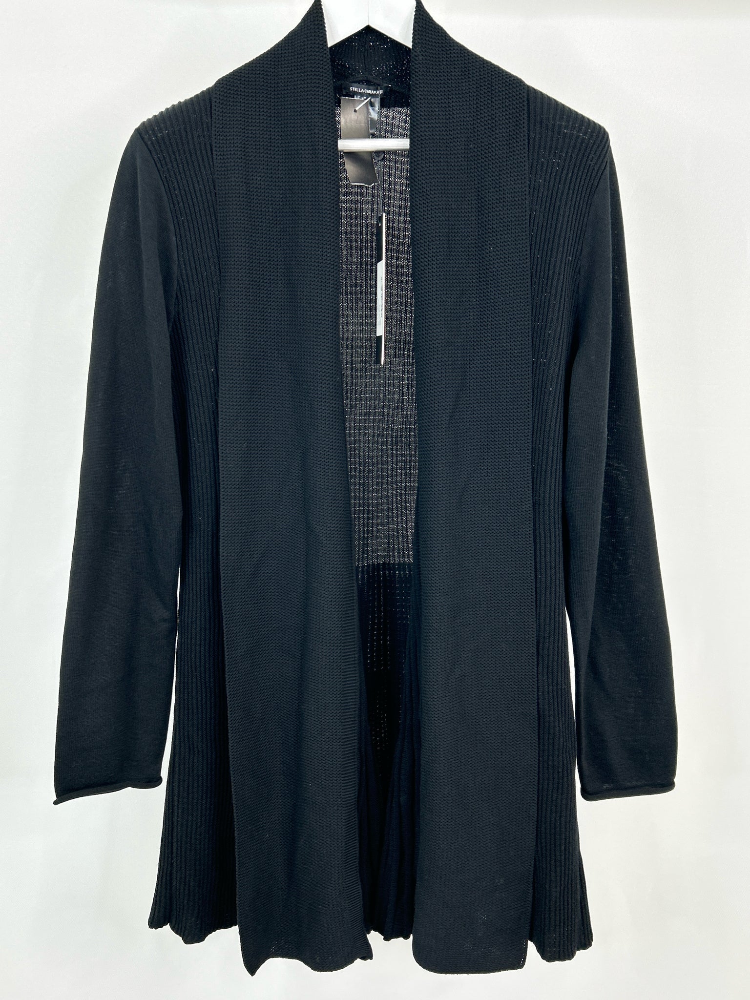 STELLA CARAKASI Size L Black Women Cardigan