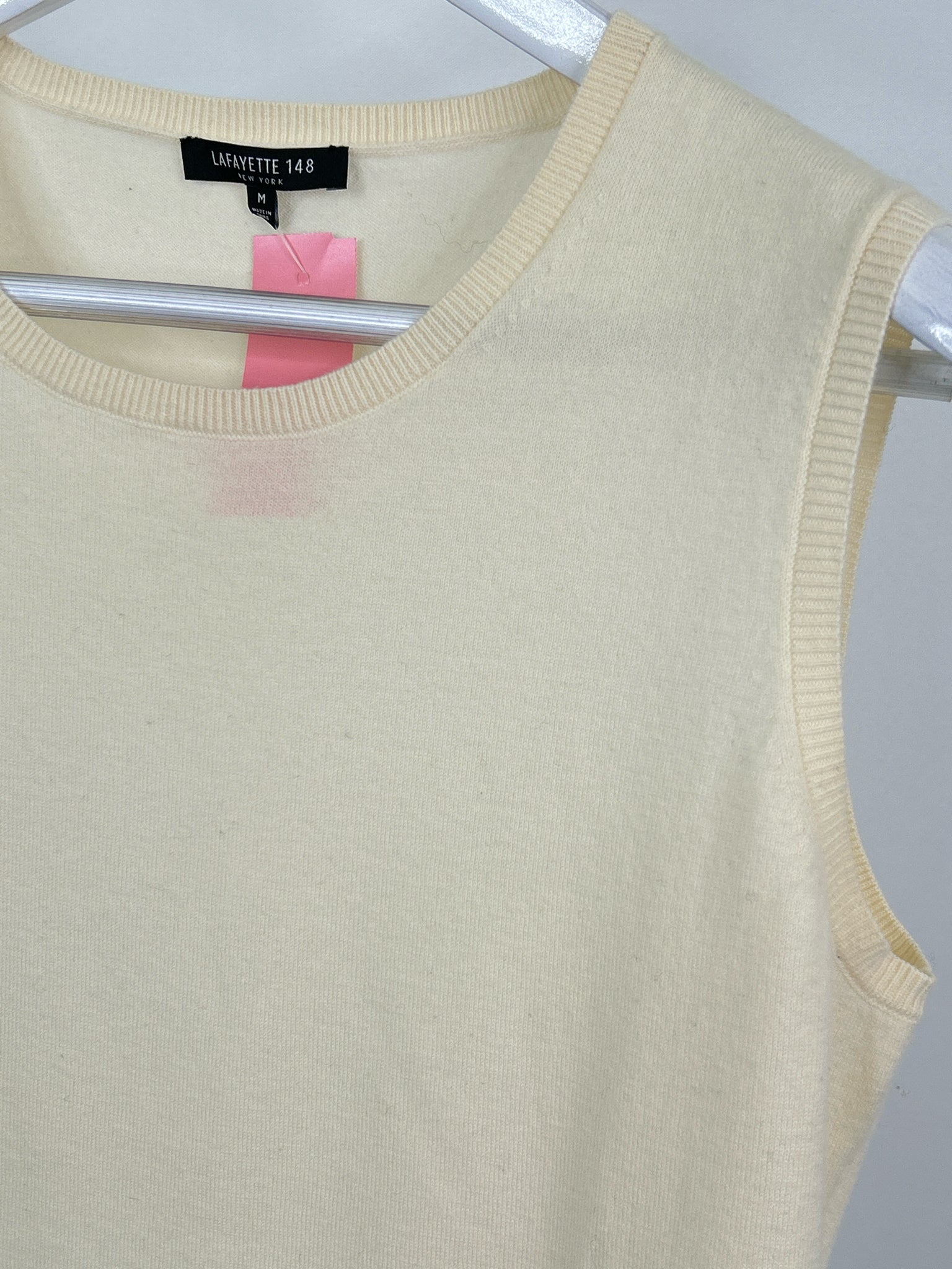 LAFAYETTE 148 Size M Cream Women Tank Top