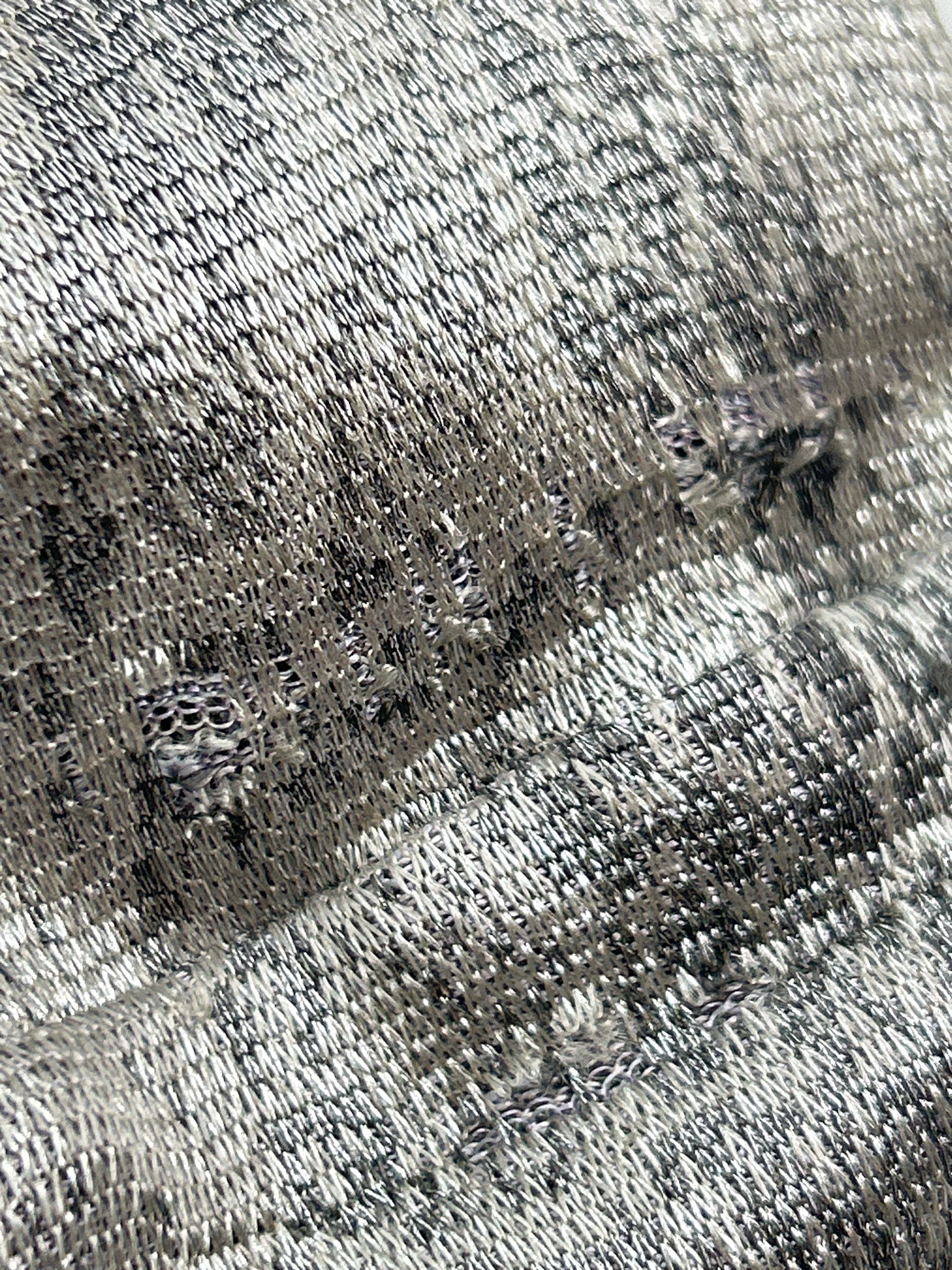 DIANE VON FURSTENBERG Size 2 Silver Metallic Women Dress