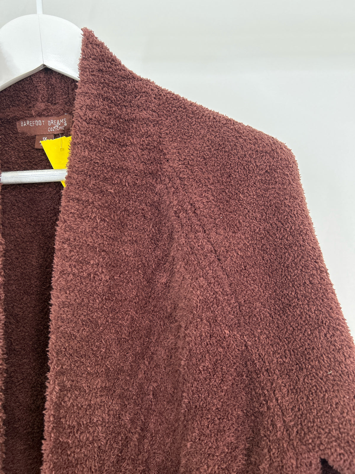 BAREFOOT DREAMS Size 1X Brown Women Cardigan