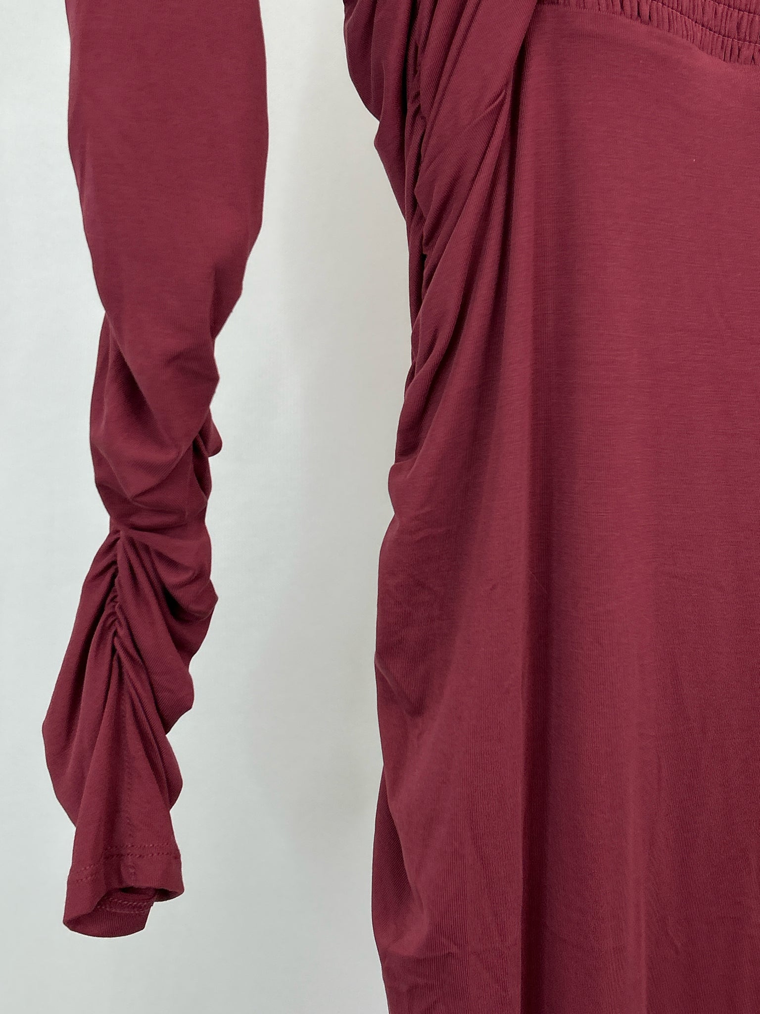 ANTHROPOLOGIE Size L Wine Bordeaux Women Dress NWT