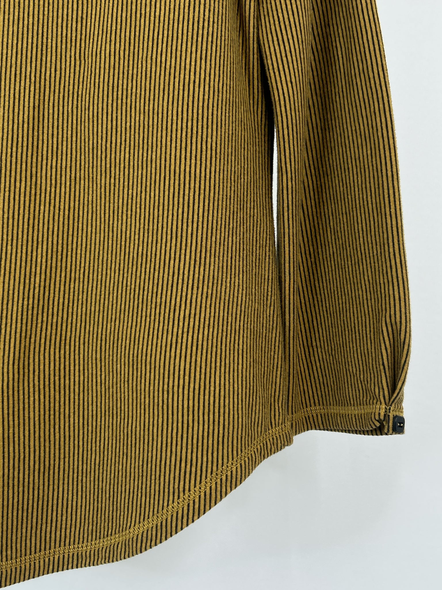HABITAT Size S MUSTARD STRIPED Women Shirt