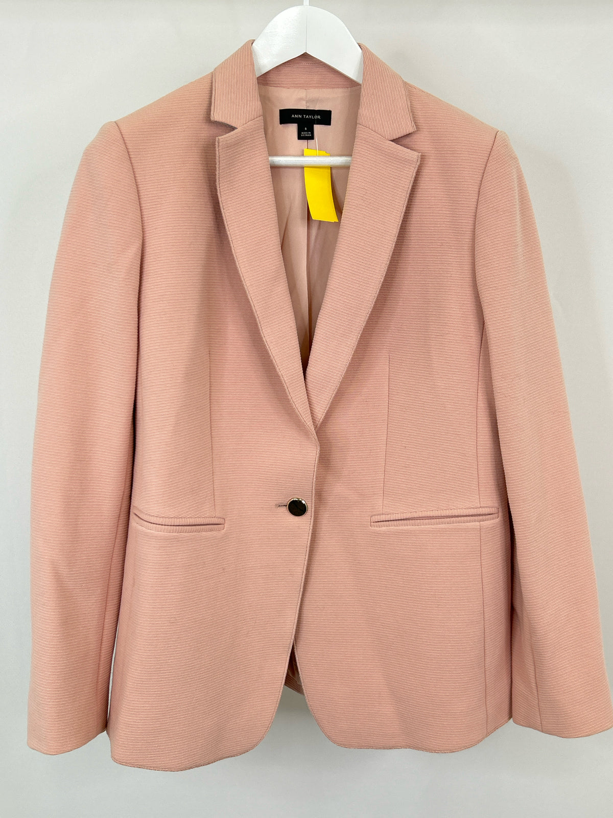 ANN TAYLOR Size 8 Pink Women Blazer