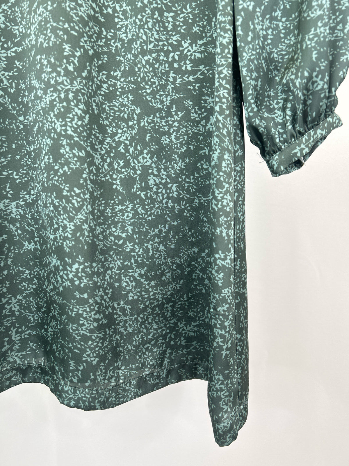 GIANNI BINI Size 4 Green Print Women Dress NWT