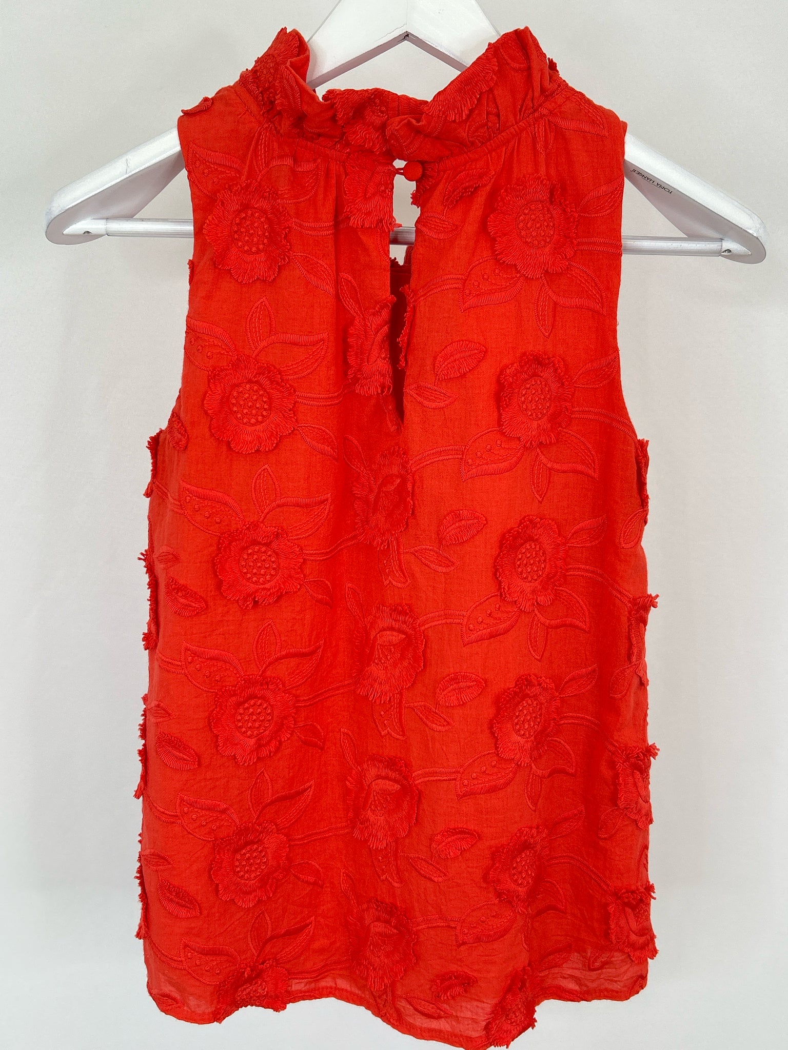 ABBEY GLASS Size XS Red Women Top