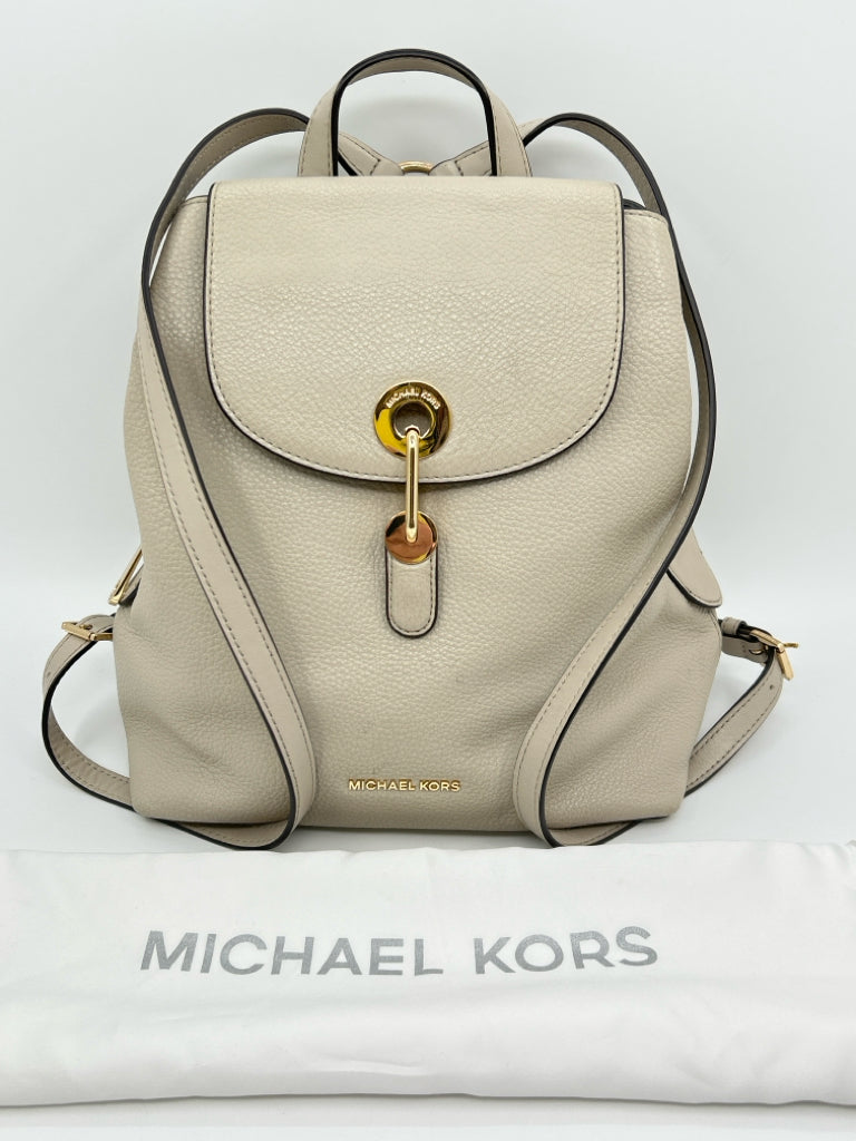 MICHAEL KORS Putty Leather Backpack
