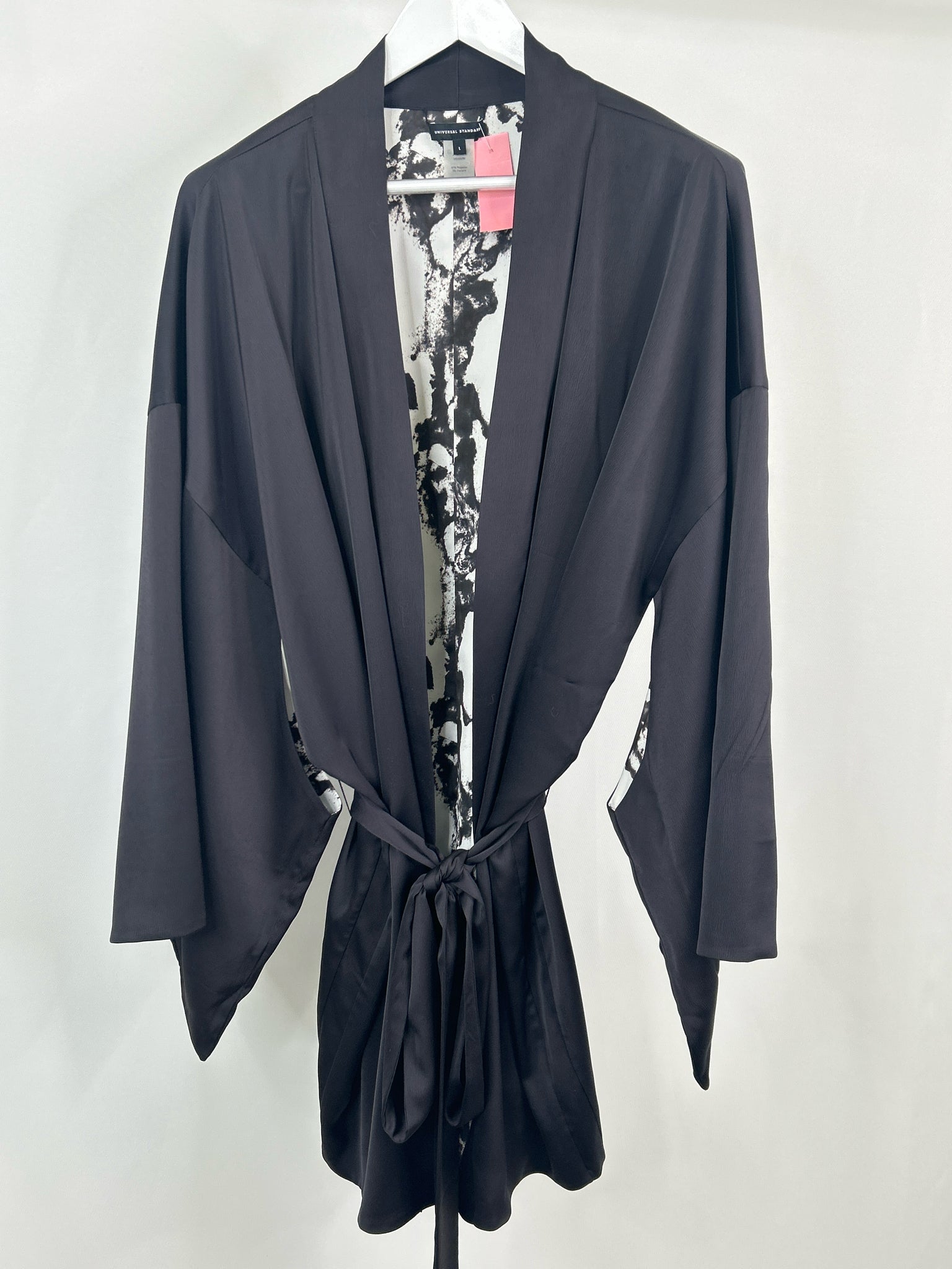 UNIVERSAL STANDARD Size L Black Women Kimono