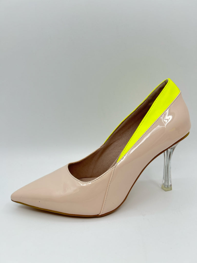 Beautiisoles Size 9 Blush Women's Pumps