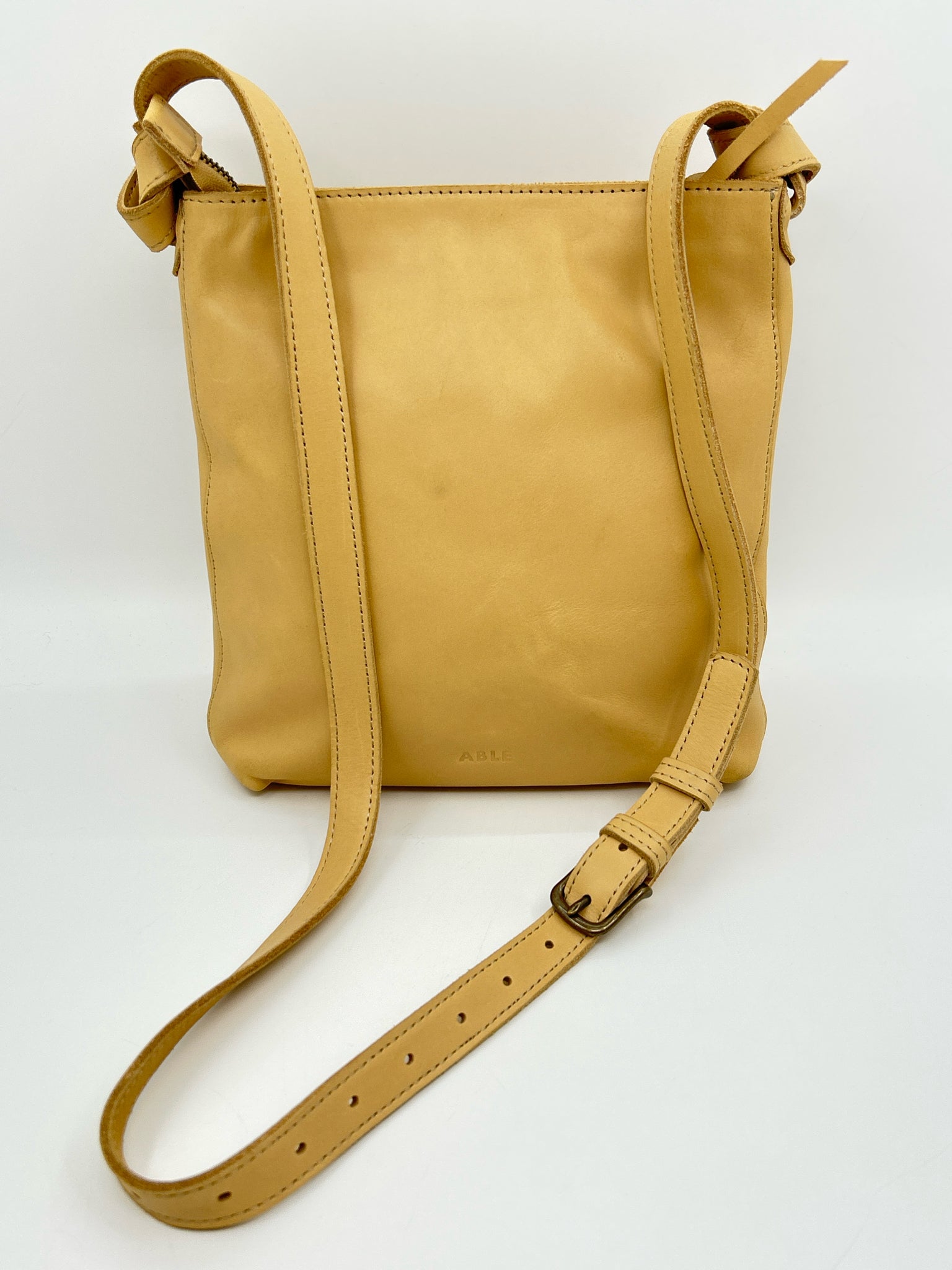 ABLE Pale Yellow Women Purse