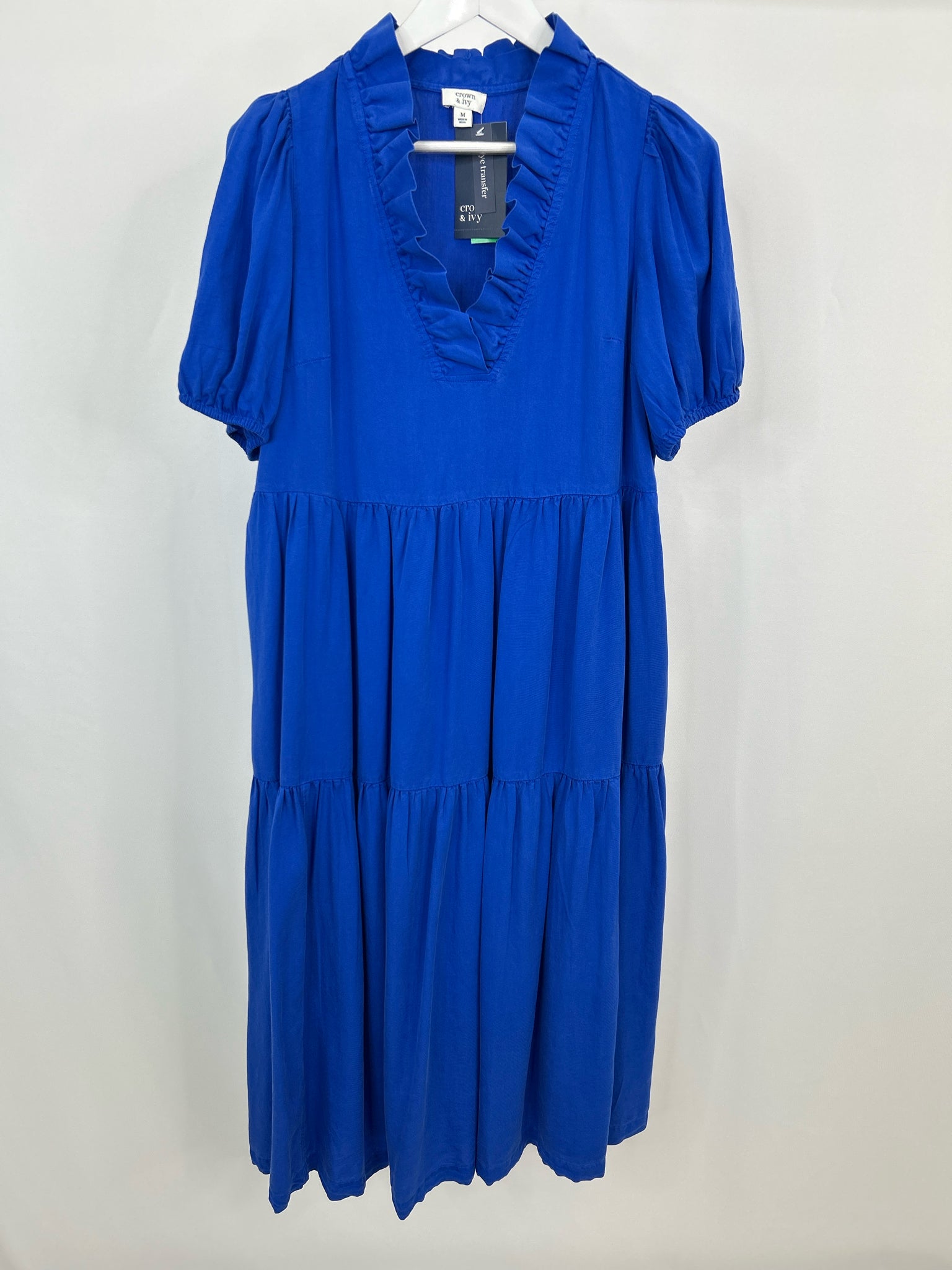 CROWN & IVY Size M Blue Women Dress