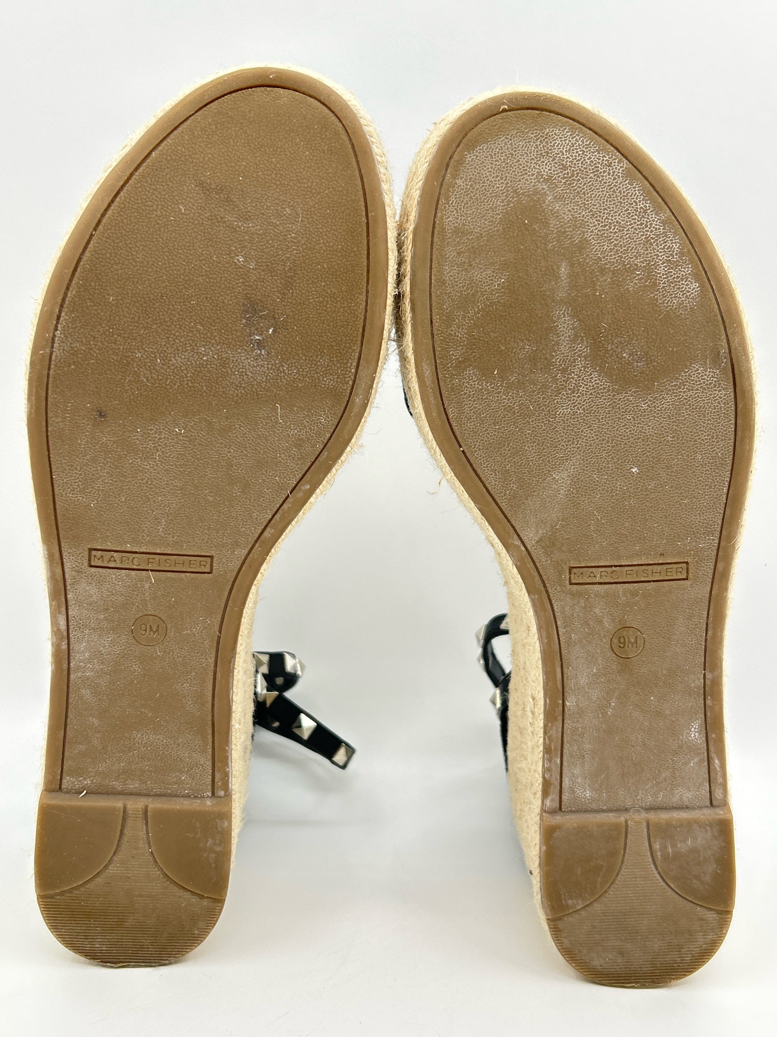 MARC FISHER Size 9M Black Women Sandal