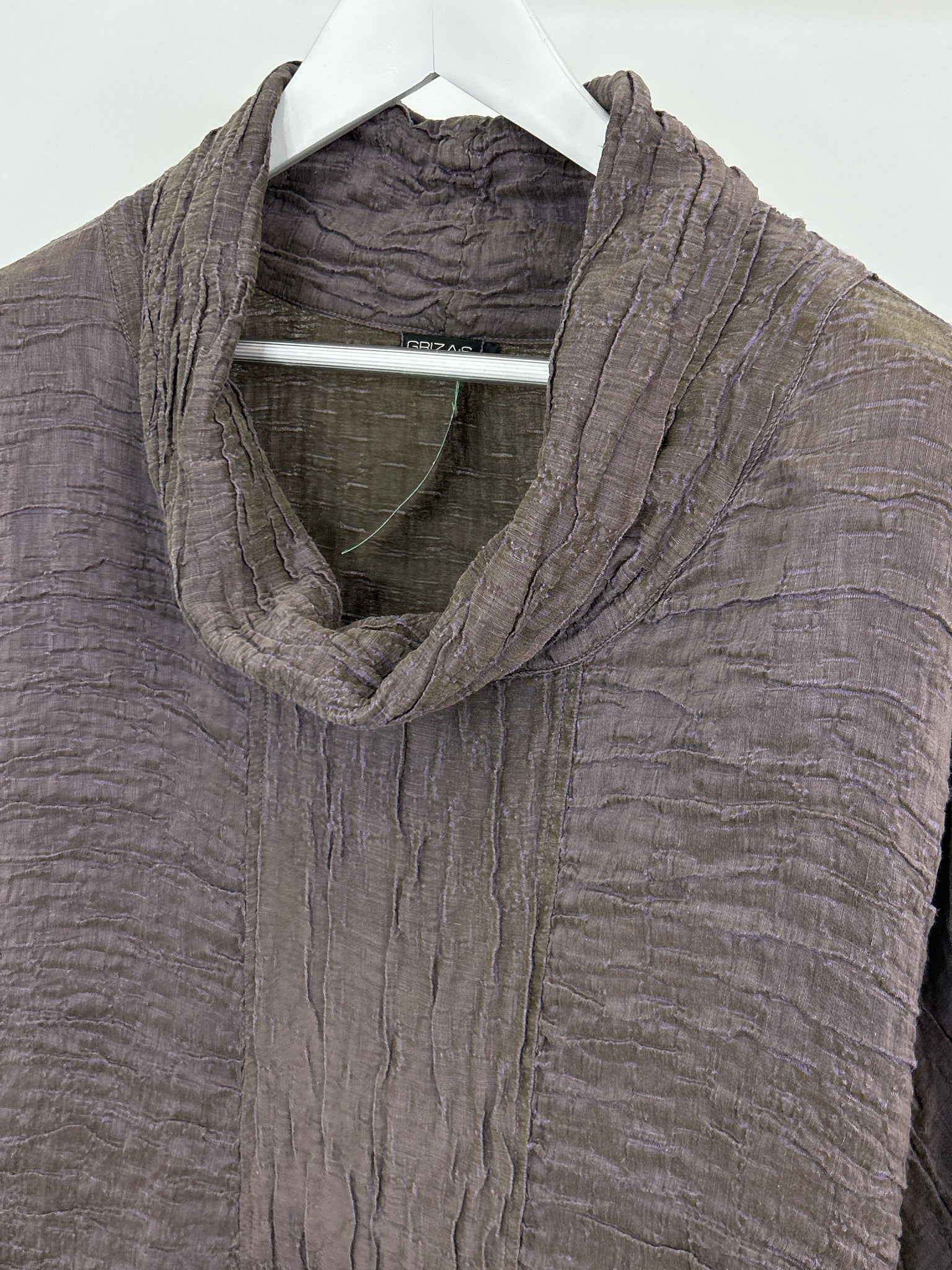 GRIZAS Size S Purple and Brown Women Top