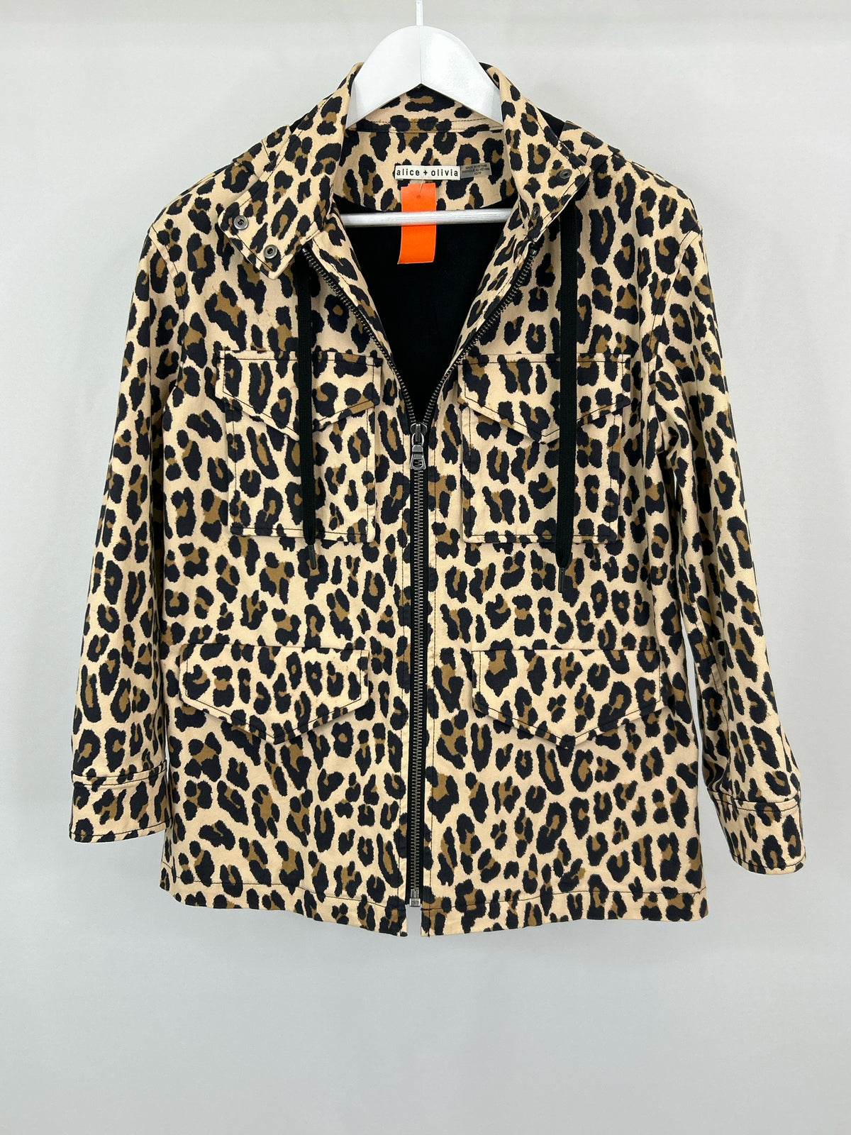 ALICE + OLIVIA Size XS Beige Print Women Jacket
