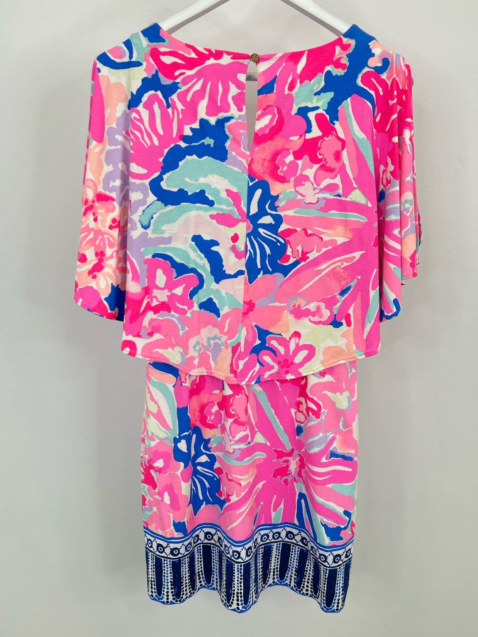 LILLY PULITZER Size S Pink and Blue Women Dress