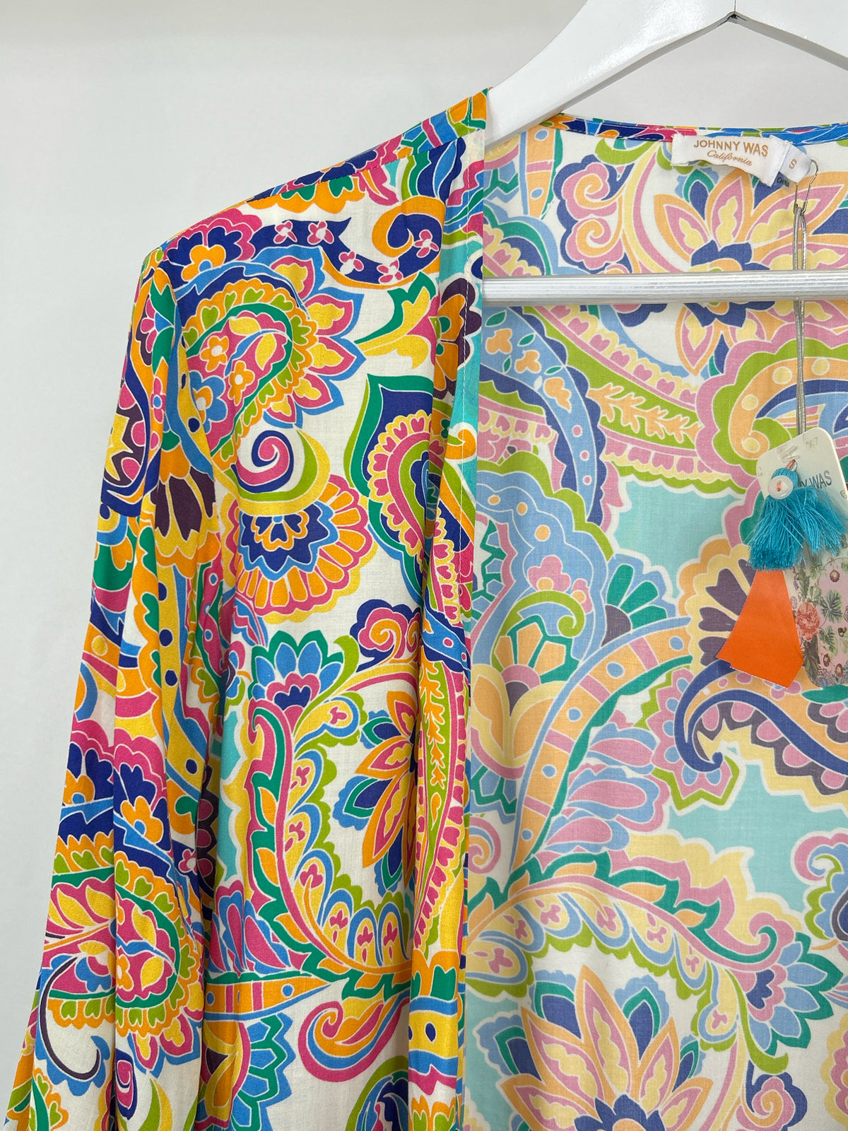 JOHNNY WAS Size S Multi-Color Women Cardigan