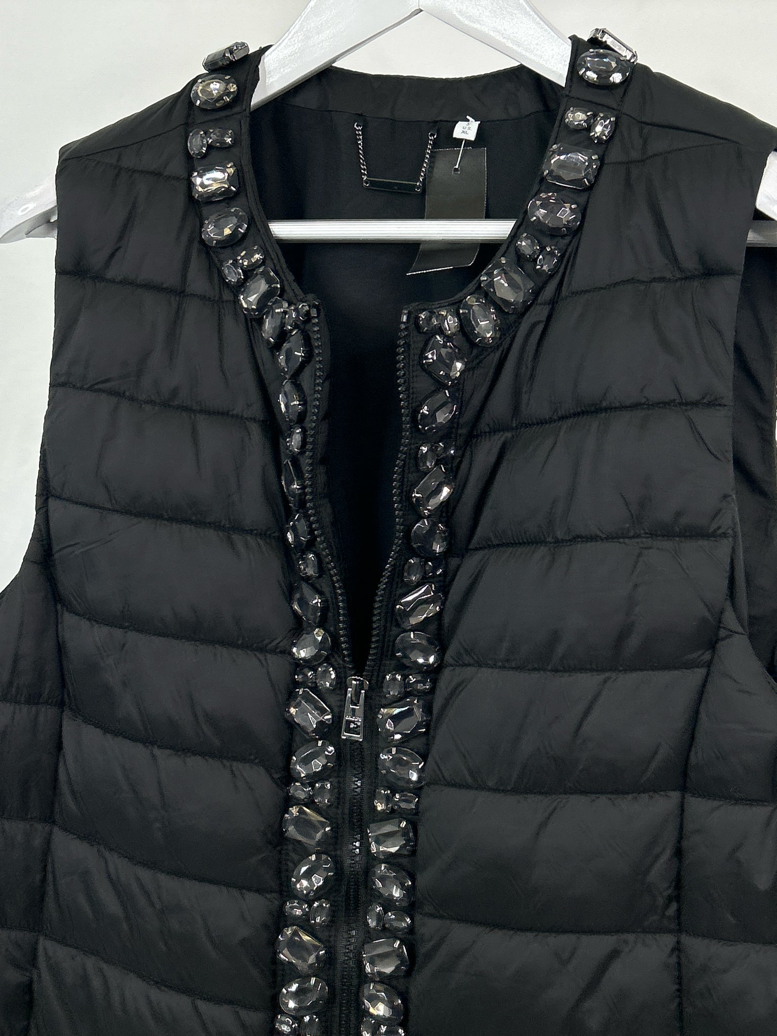 CHICO'S Size XL Black Women Vest