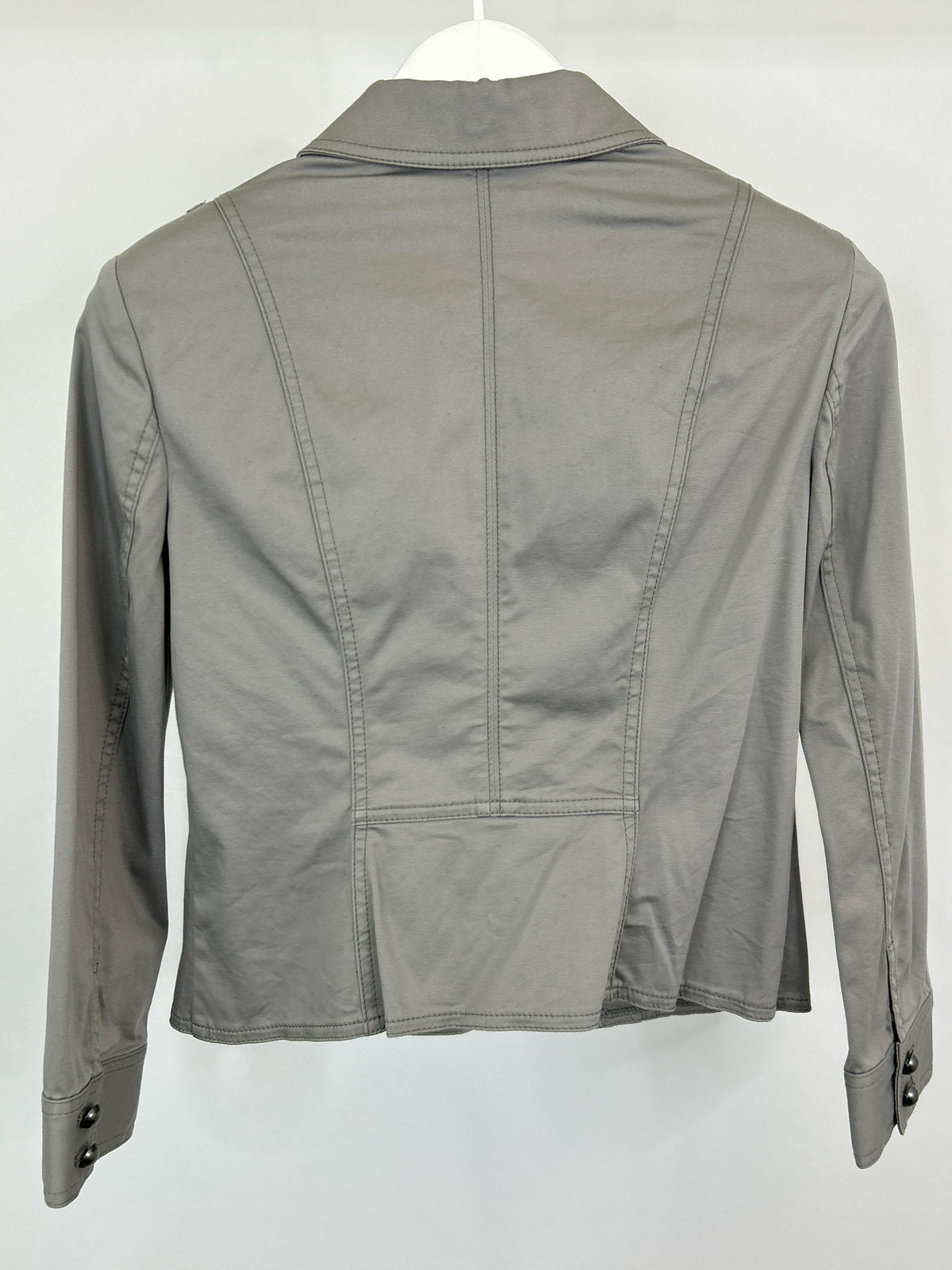 White House Black Market Size 6 Grey Women Jacket NWT