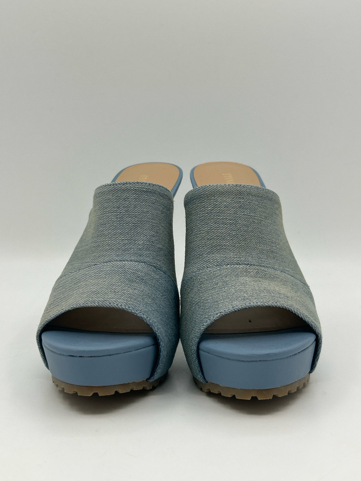 THALIA SODI Size 7.5M Blue Denim Women Sandal