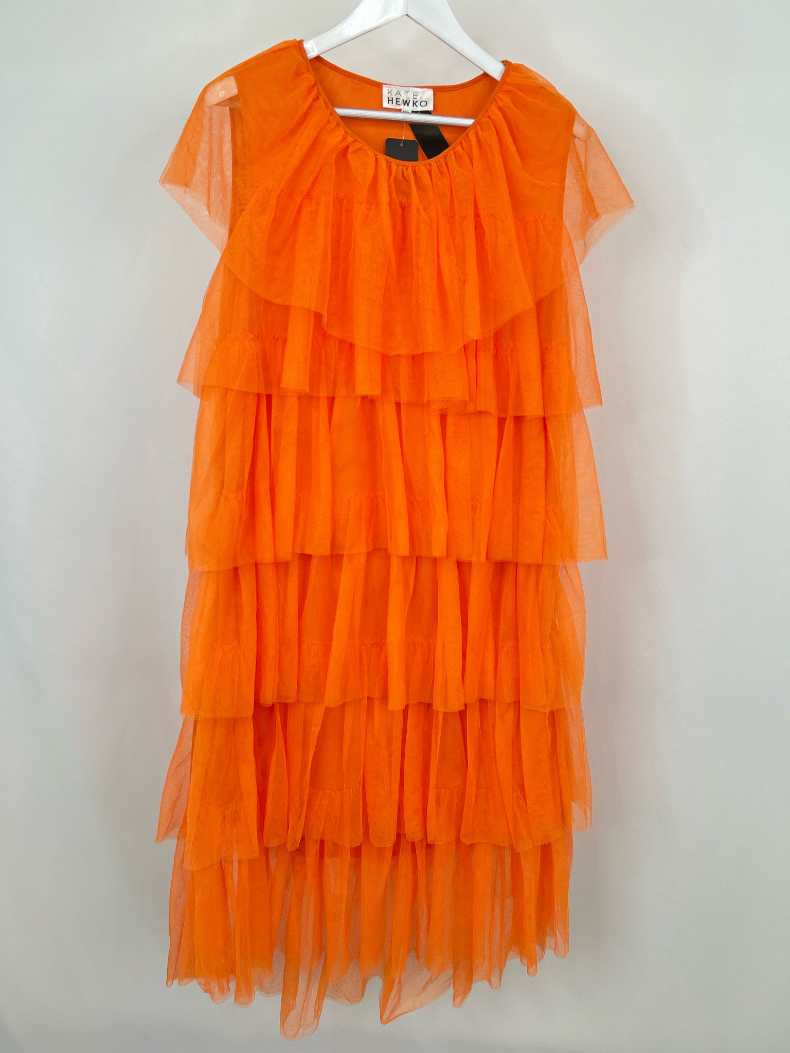 Kate Hewko Size 3X Orange Women Dress