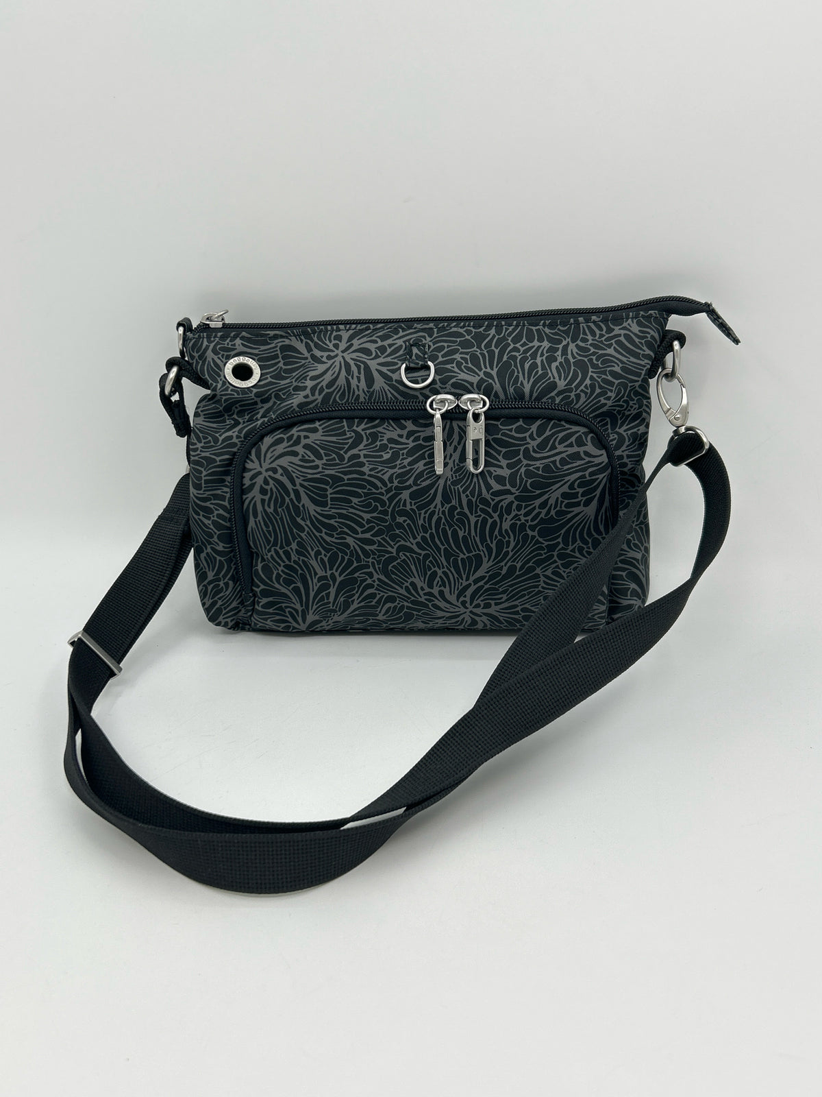 BAGGALLINI GRAY AND BLACK Women Purse