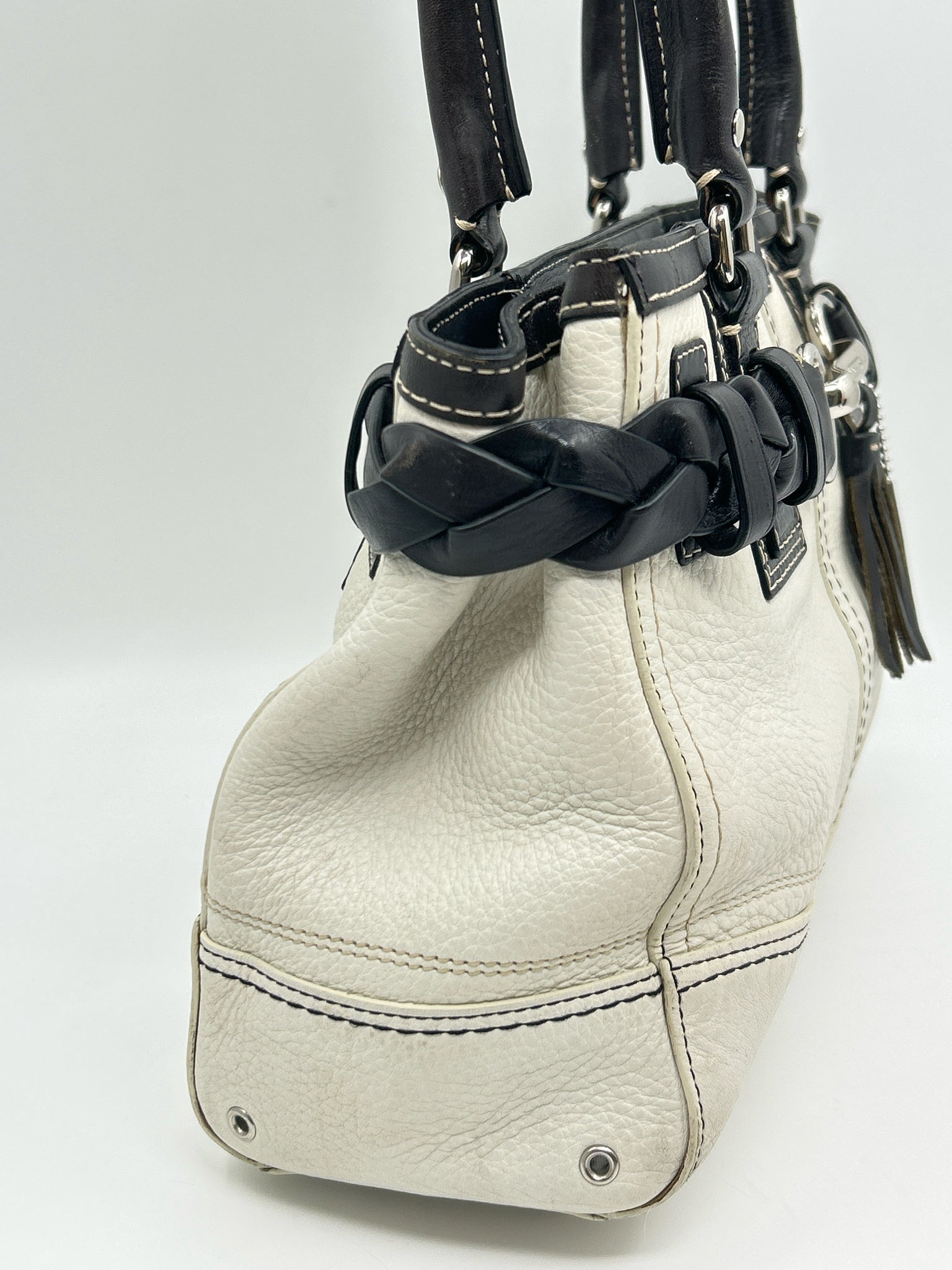 Coach Bone White Women Tote
