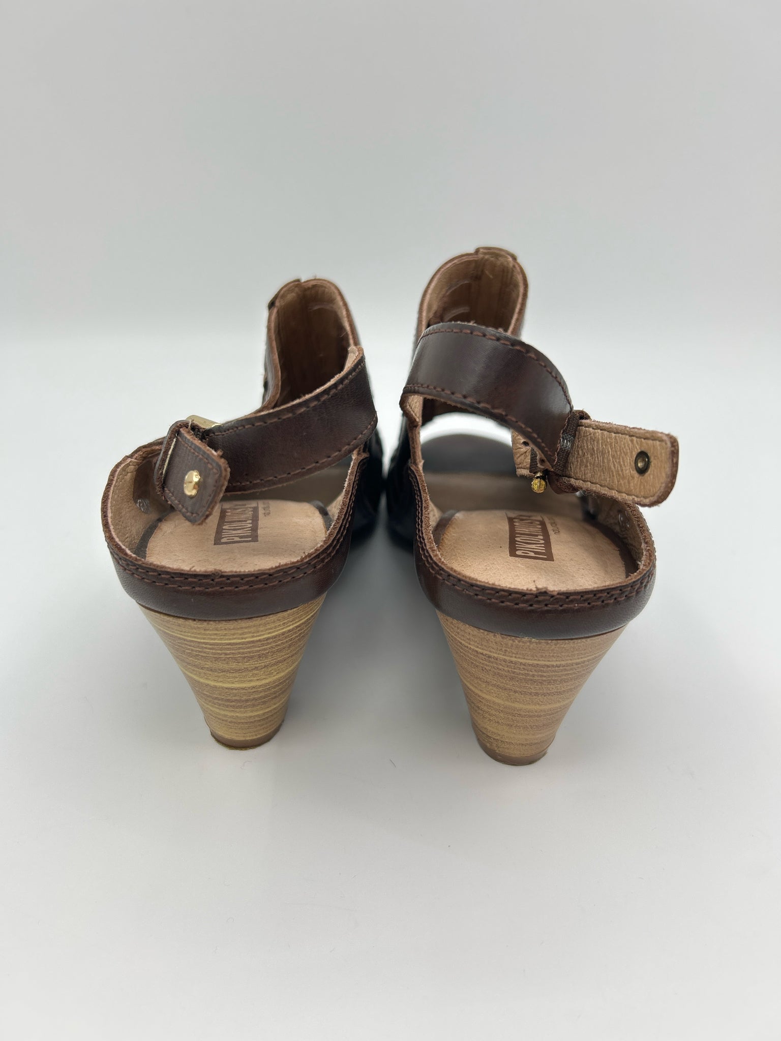 PIKOLINOS Size 41 Brown Women Sandal
