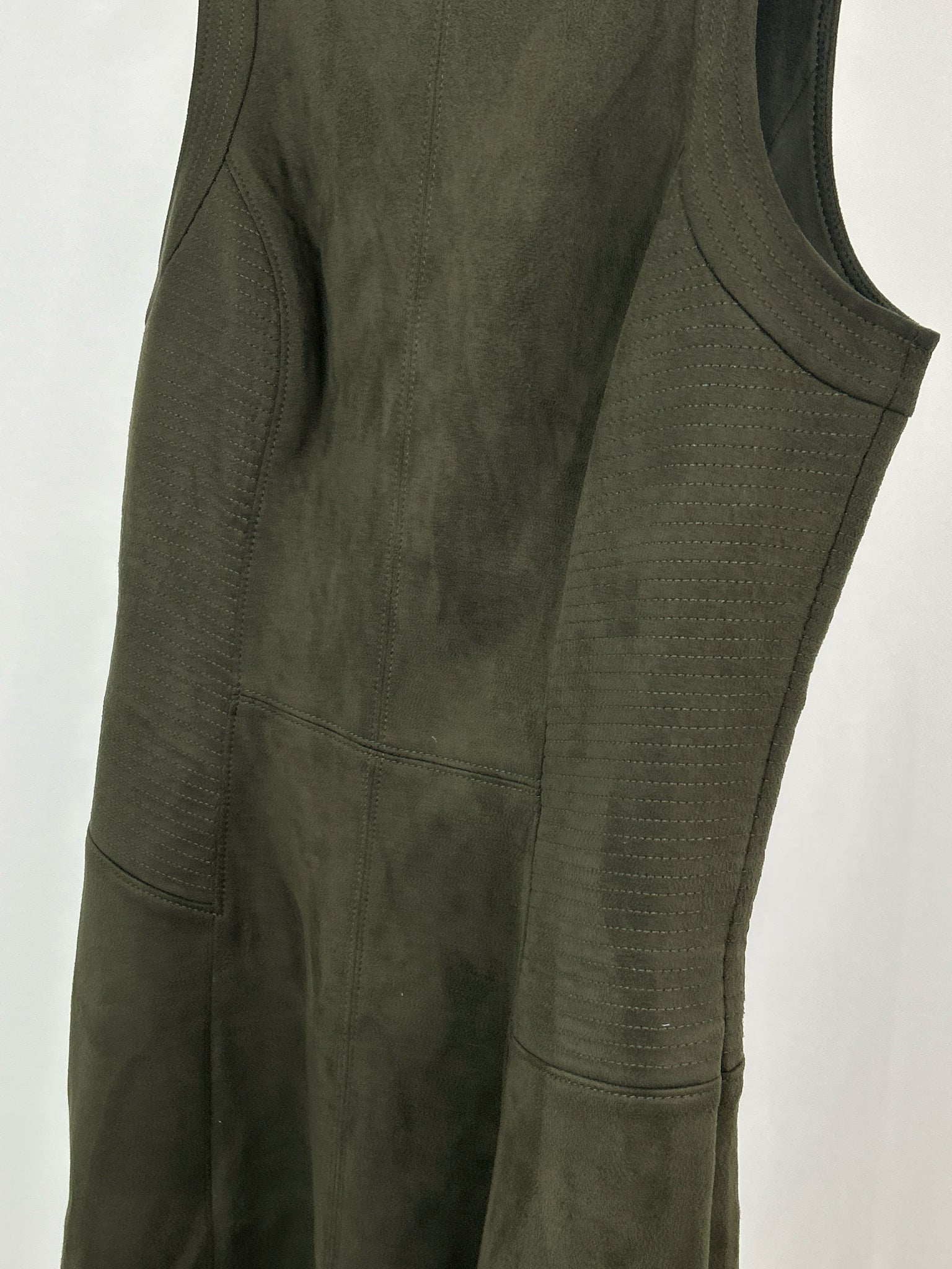 White House Black Market Size 10 Olive Green Women Dress