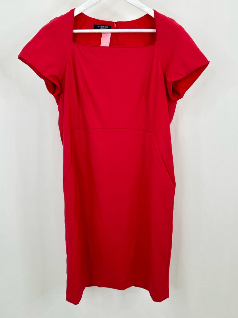 LAFAYETTE 148 Women Size 12 Red Dress