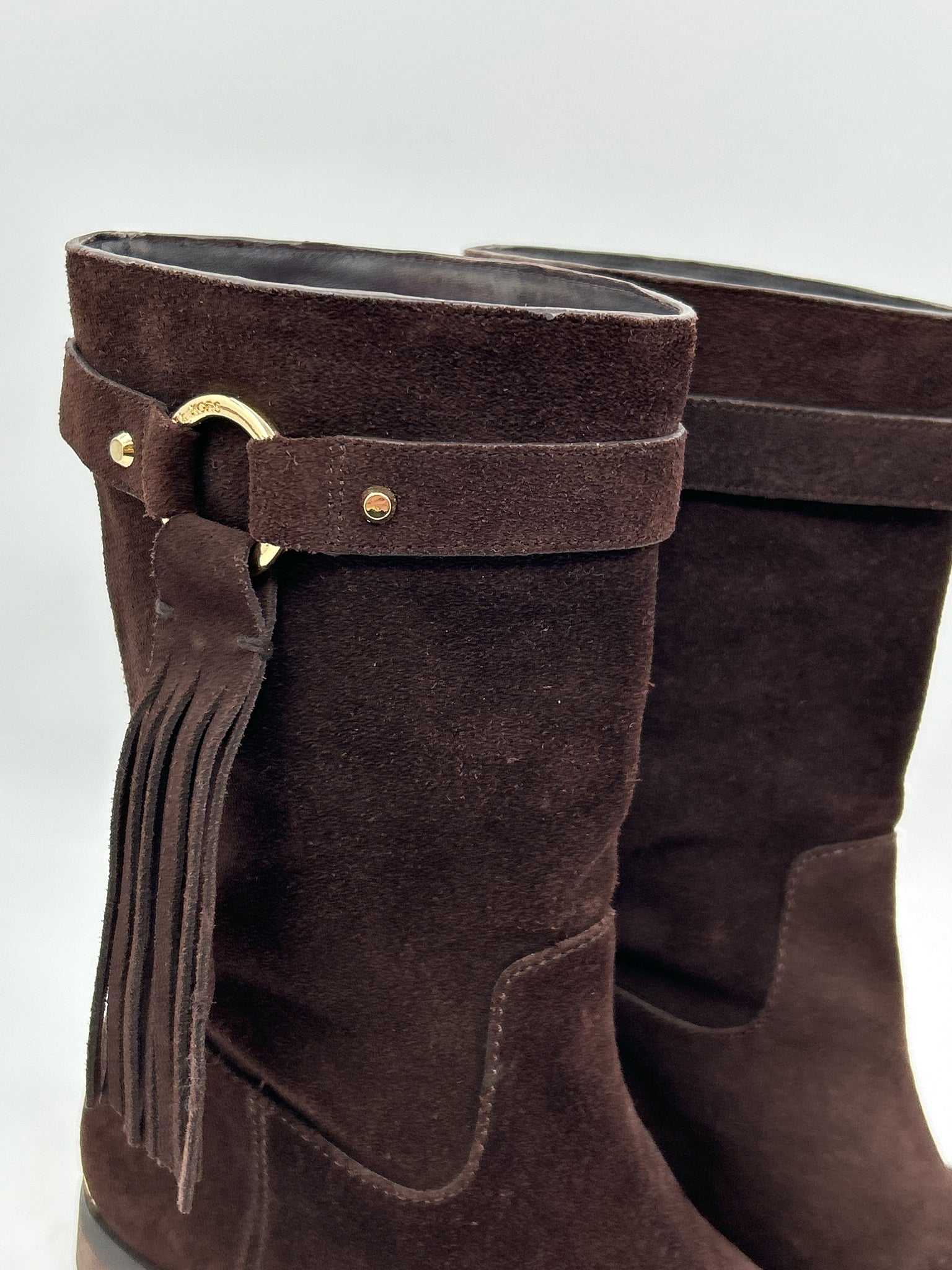 MICHAEL KORS Size 7.5M Brown Women Booties