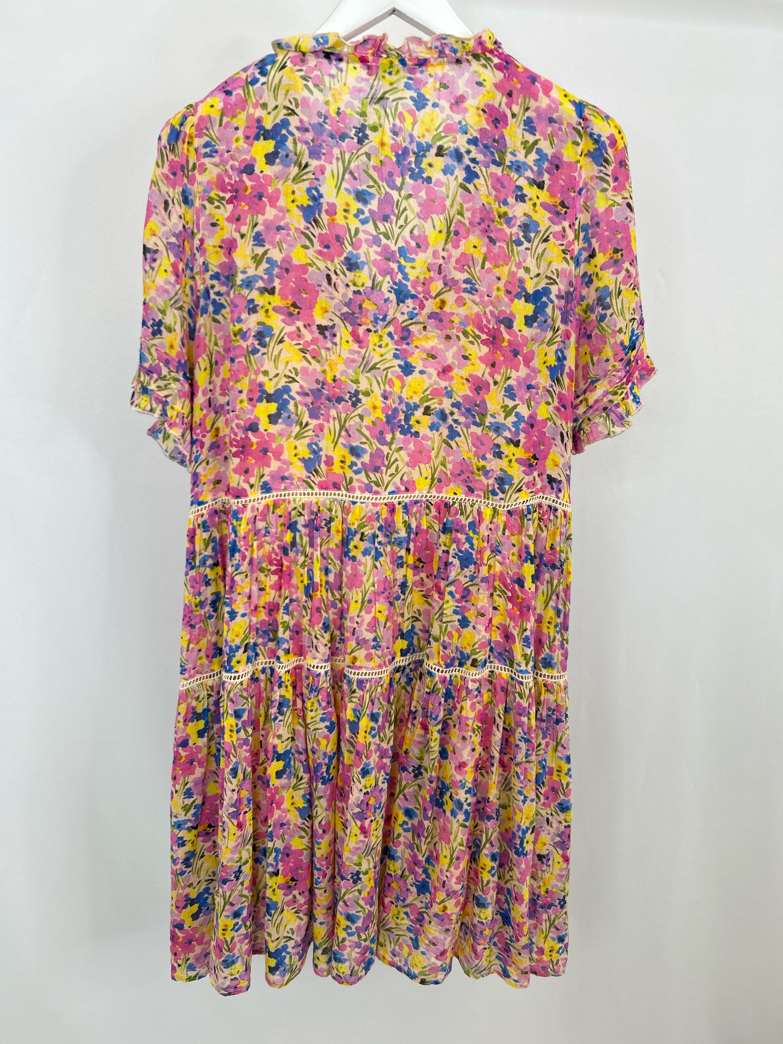 SUNDANCE Size L/XL Purple Print Women 2-Piece w/dress