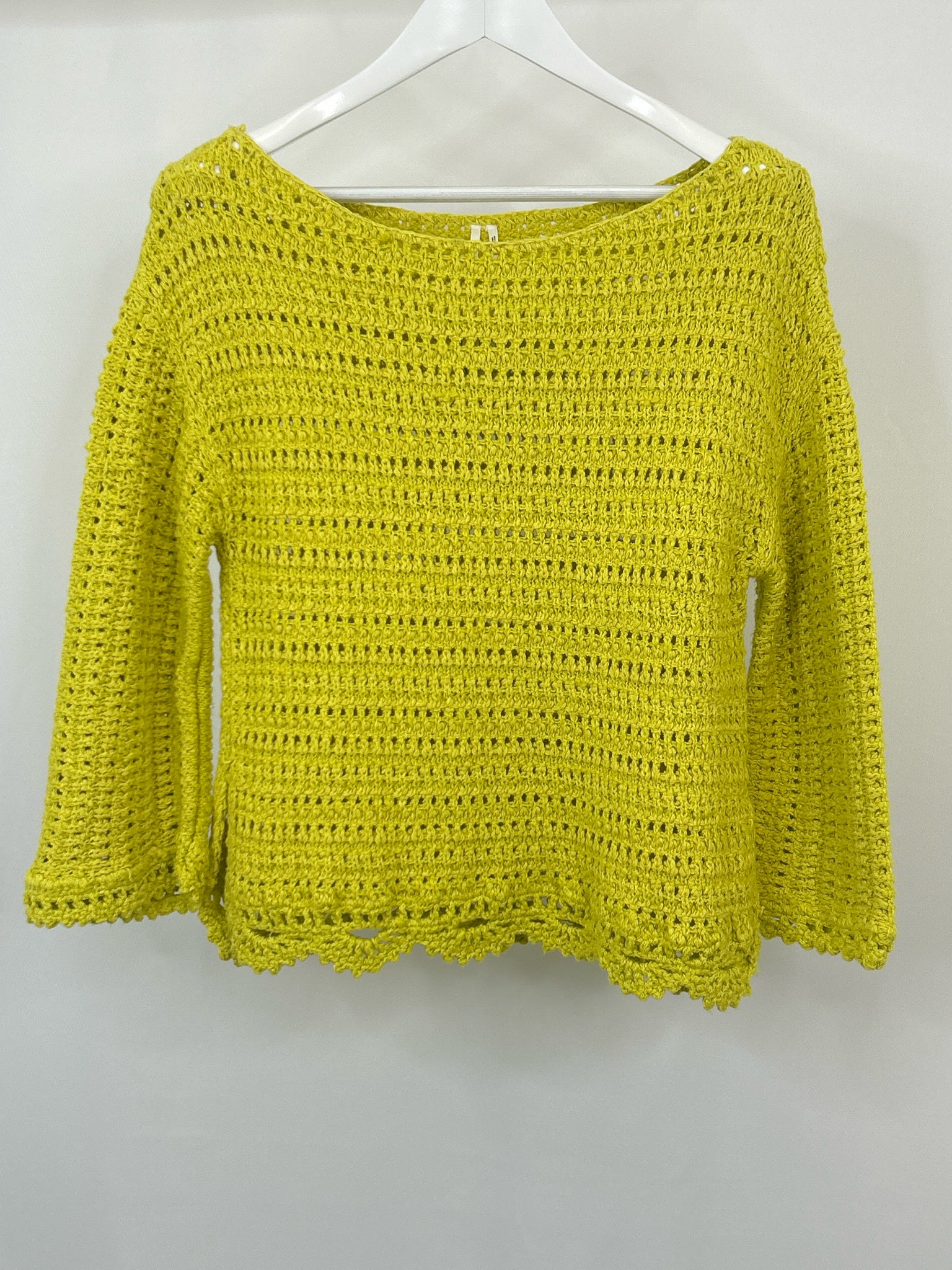 ANTHROPOLOGIE Size XXS Chartreuse Women Sweater