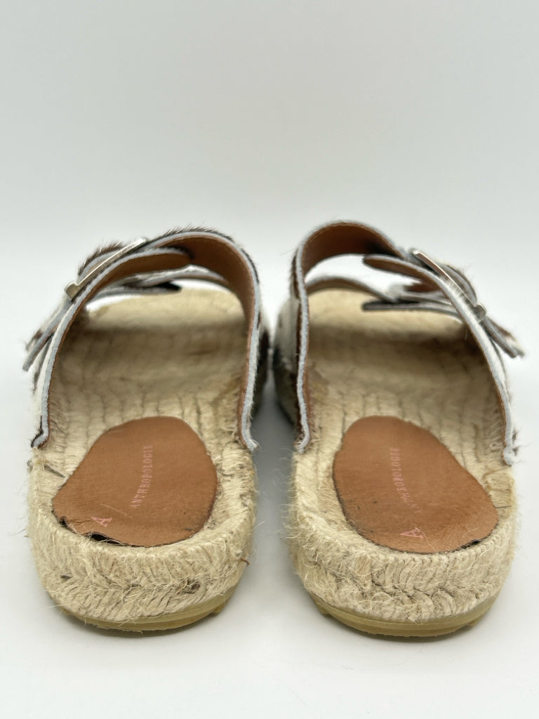 ANTHROPOLOGIE Size 36 Brown Print Women's Sandal