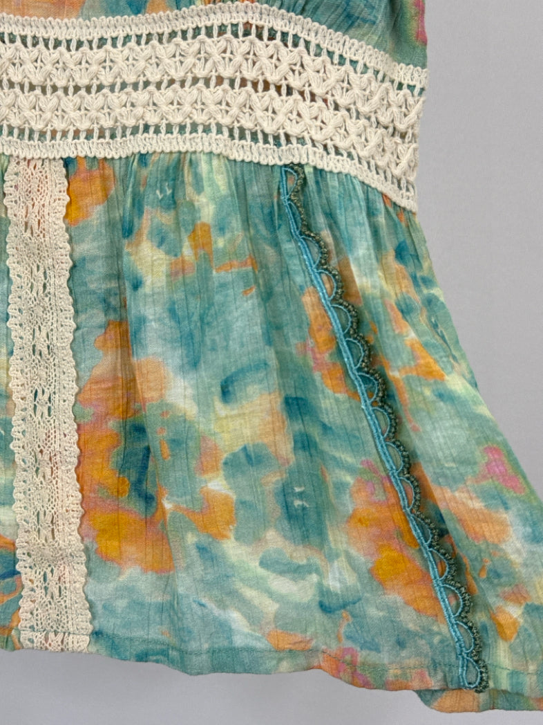 NEKANE NKN NWT Size M turquoise print Women Camisole