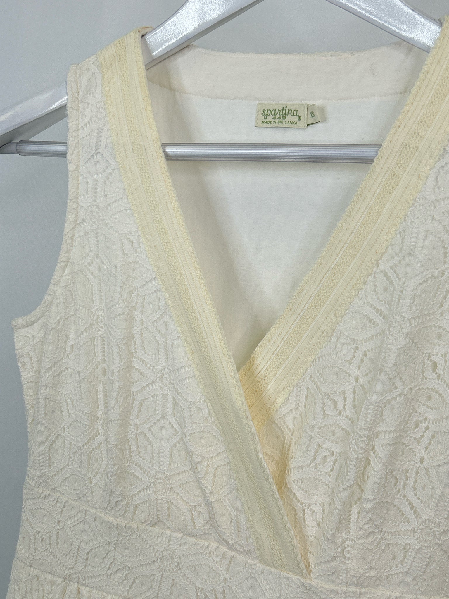 SPARTINA 449 Size XS Pearl White Women's Dress NWT