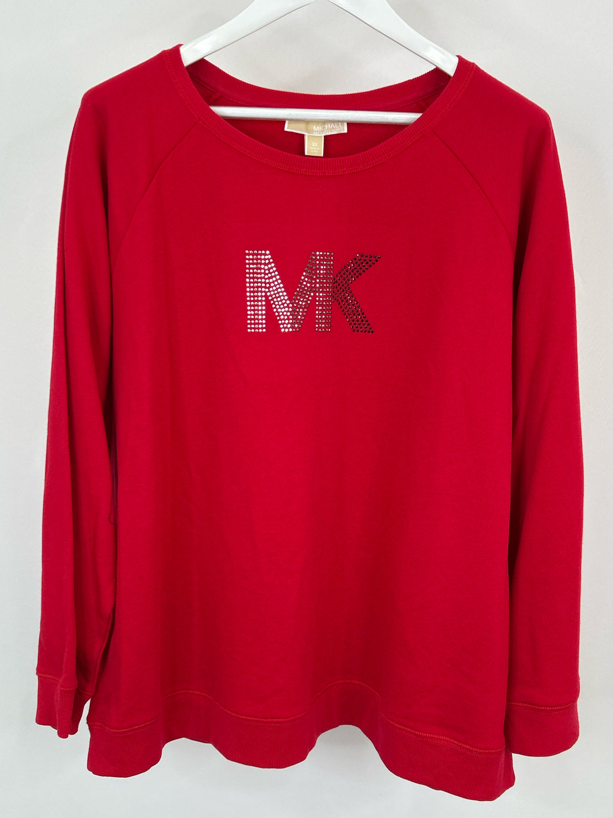 MICHAEL MICHAEL KORS Size 3X Red Women Sweatshirt