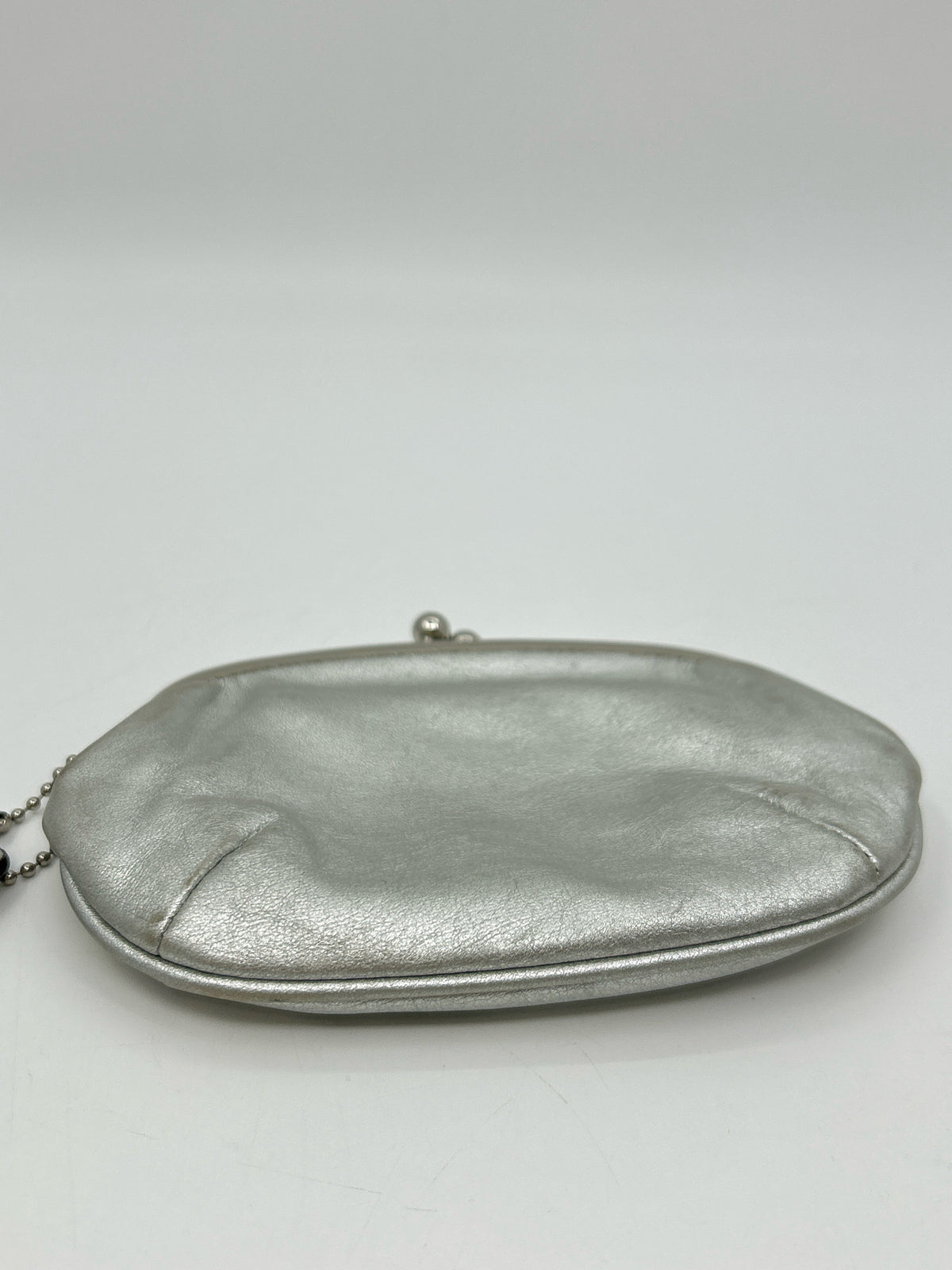 Coach Silver Metallic Women Purse