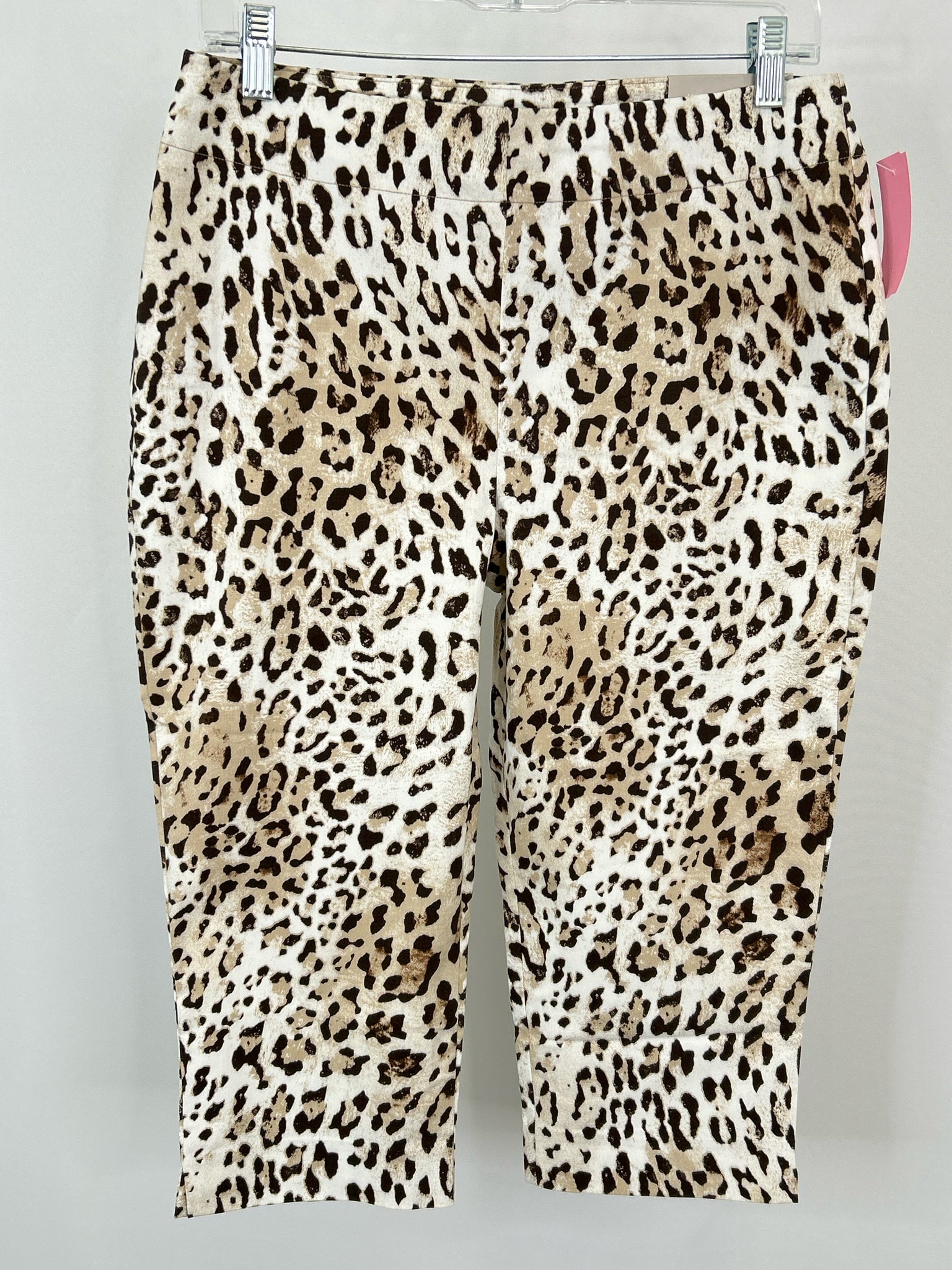 CHICO'S Size 6 Animal Print Women Capri NWT
