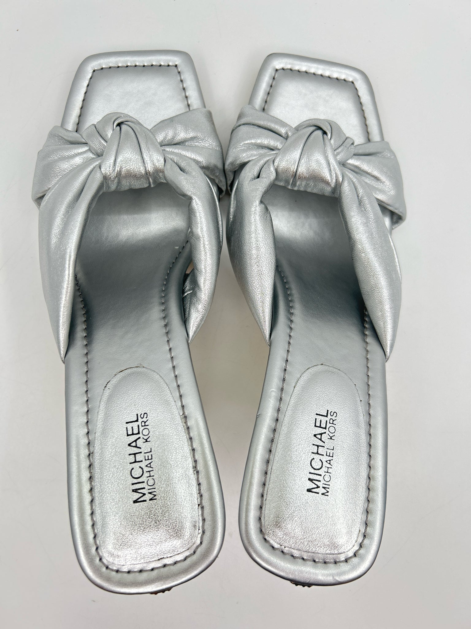 MICHAEL MICHAEL KORS Size 9M Silver Metallic Women Sandal